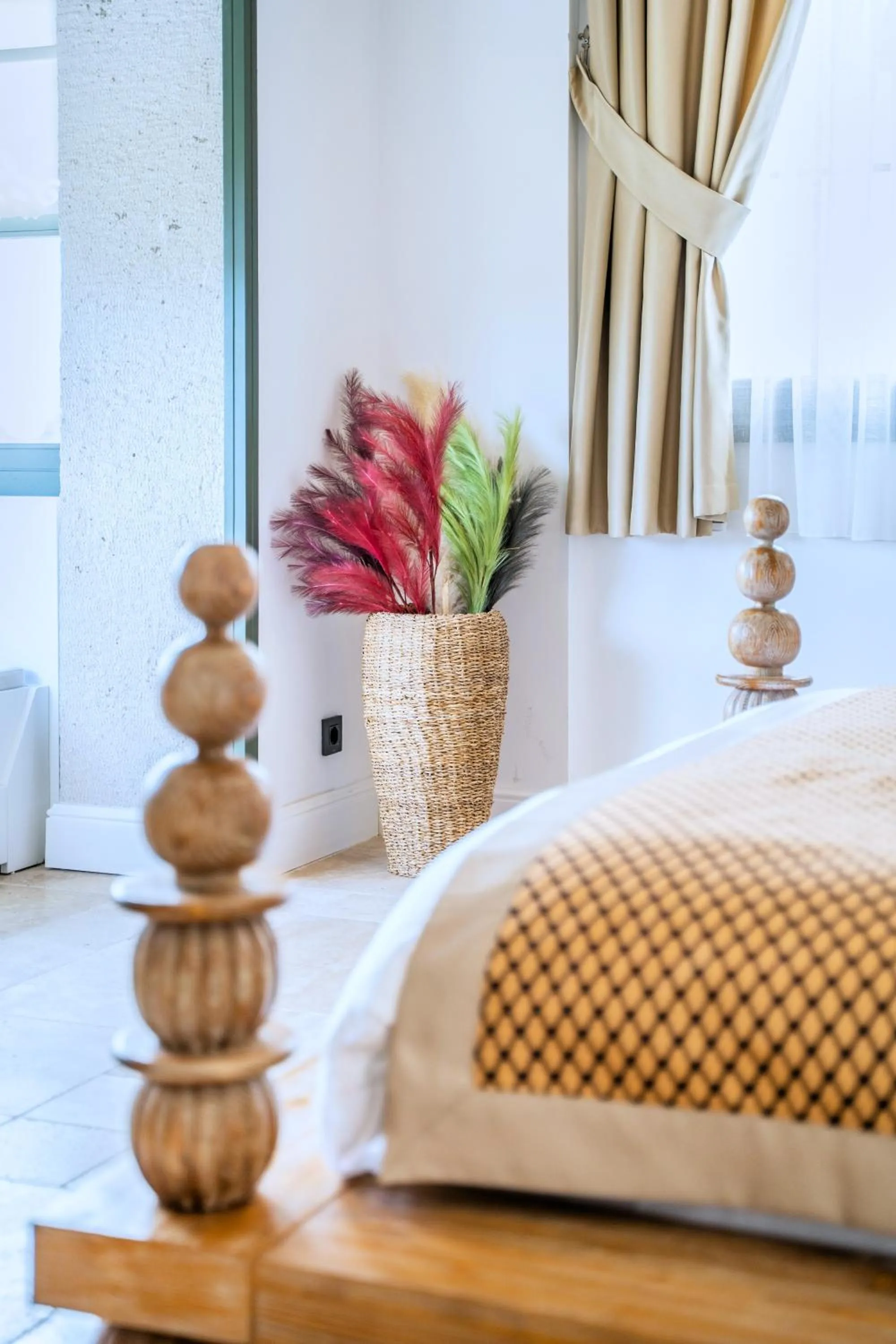 Bed in Zaena Hotel Alaçatı