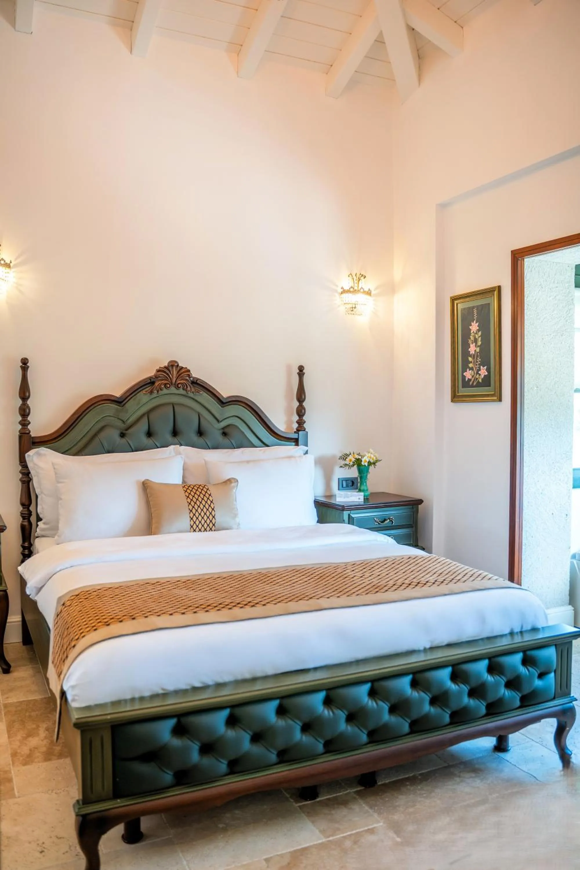 Bed in Zaena Hotel Alaçatı