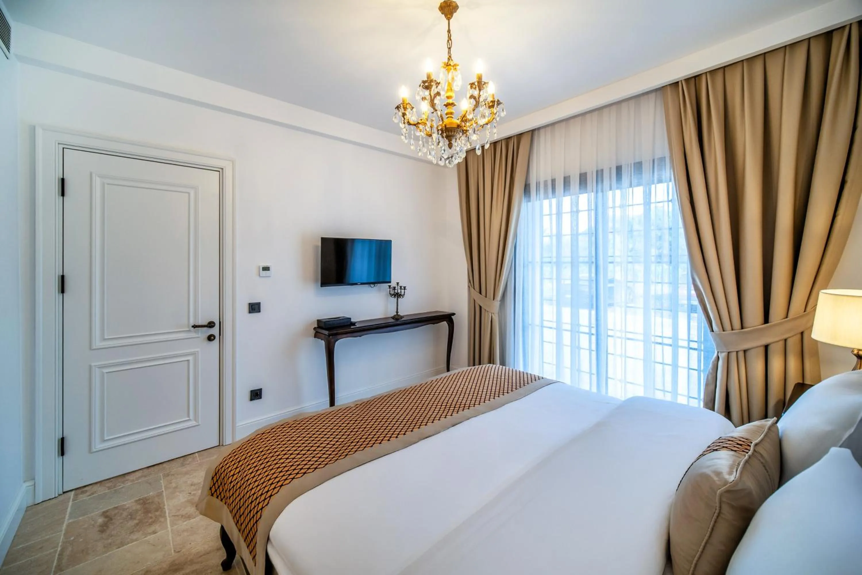 Bed in Zaena Hotel Alaçatı