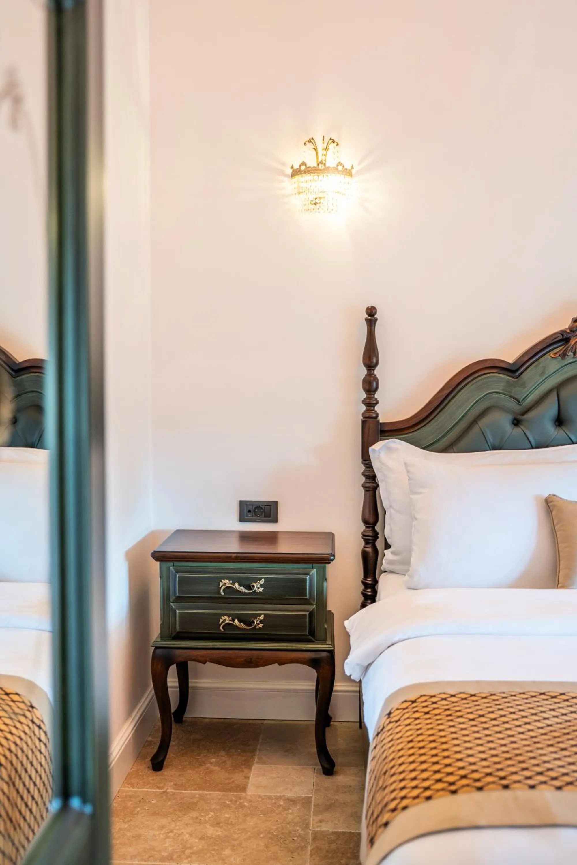 Bed in Zaena Hotel Alaçatı