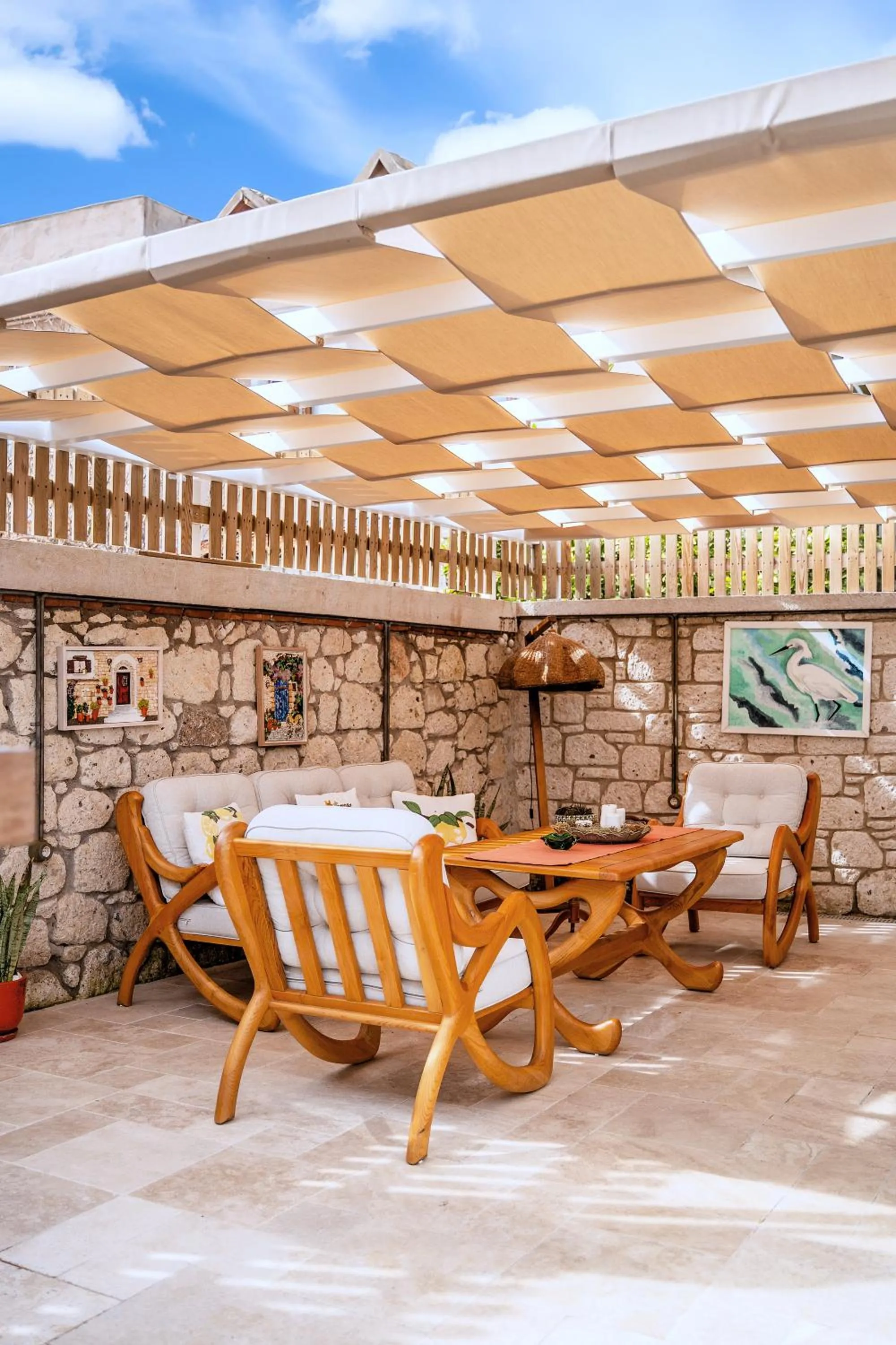 Patio in Zaena Hotel Alaçatı