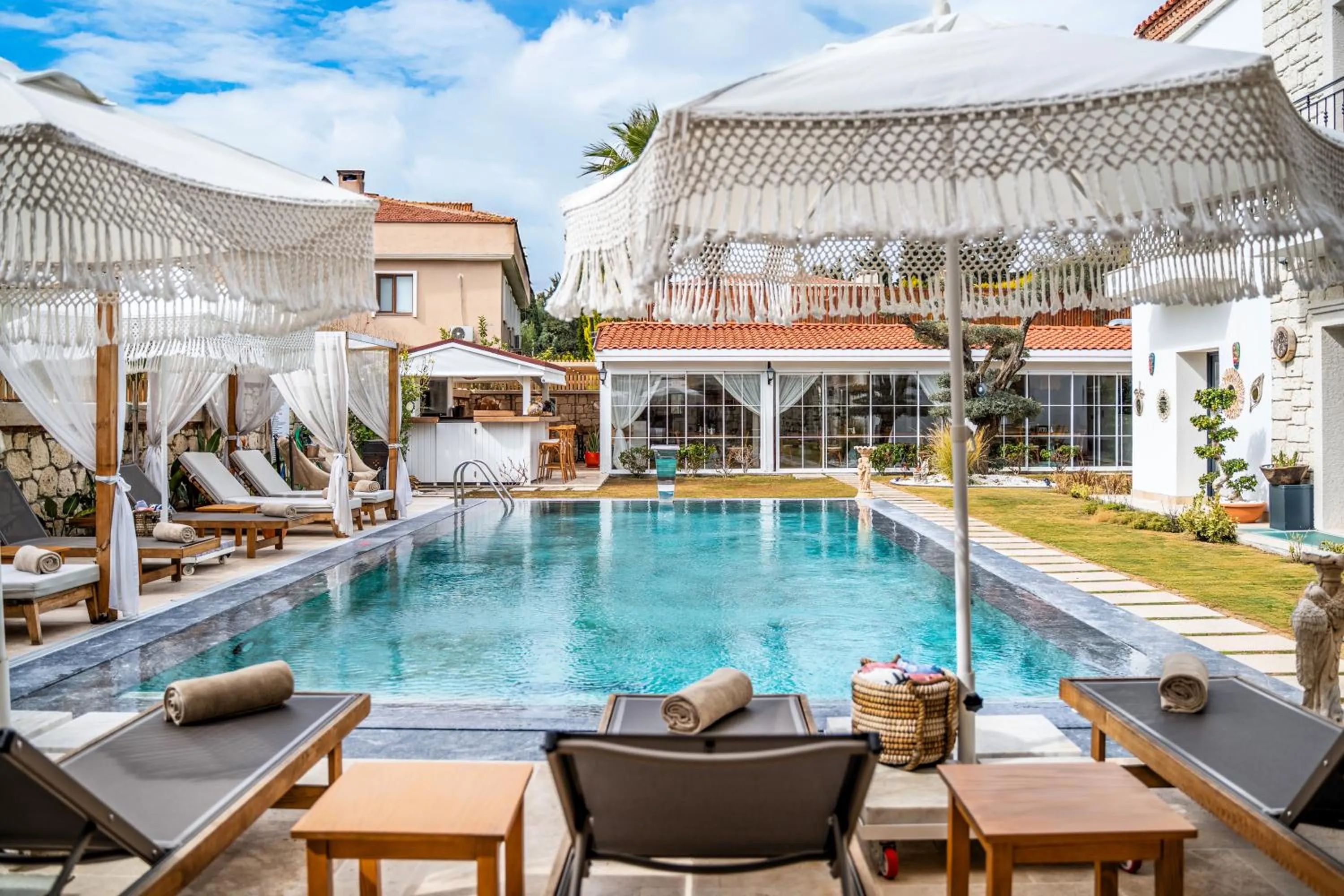 Pool view in Zaena Hotel Alaçatı