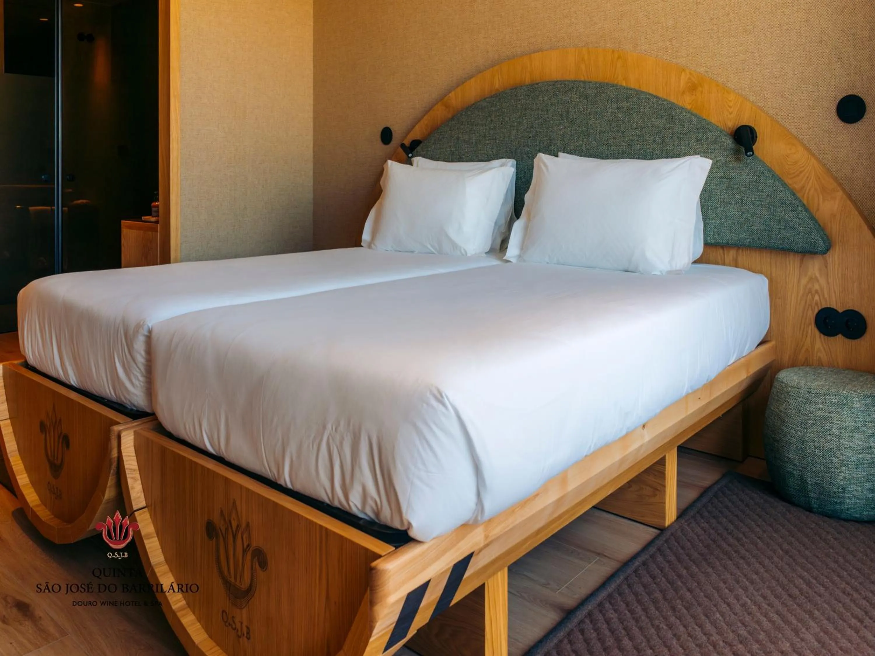 Bed in Barrilario Douro Wine Hotel e Spa - Quinta São Jose do Barrilario