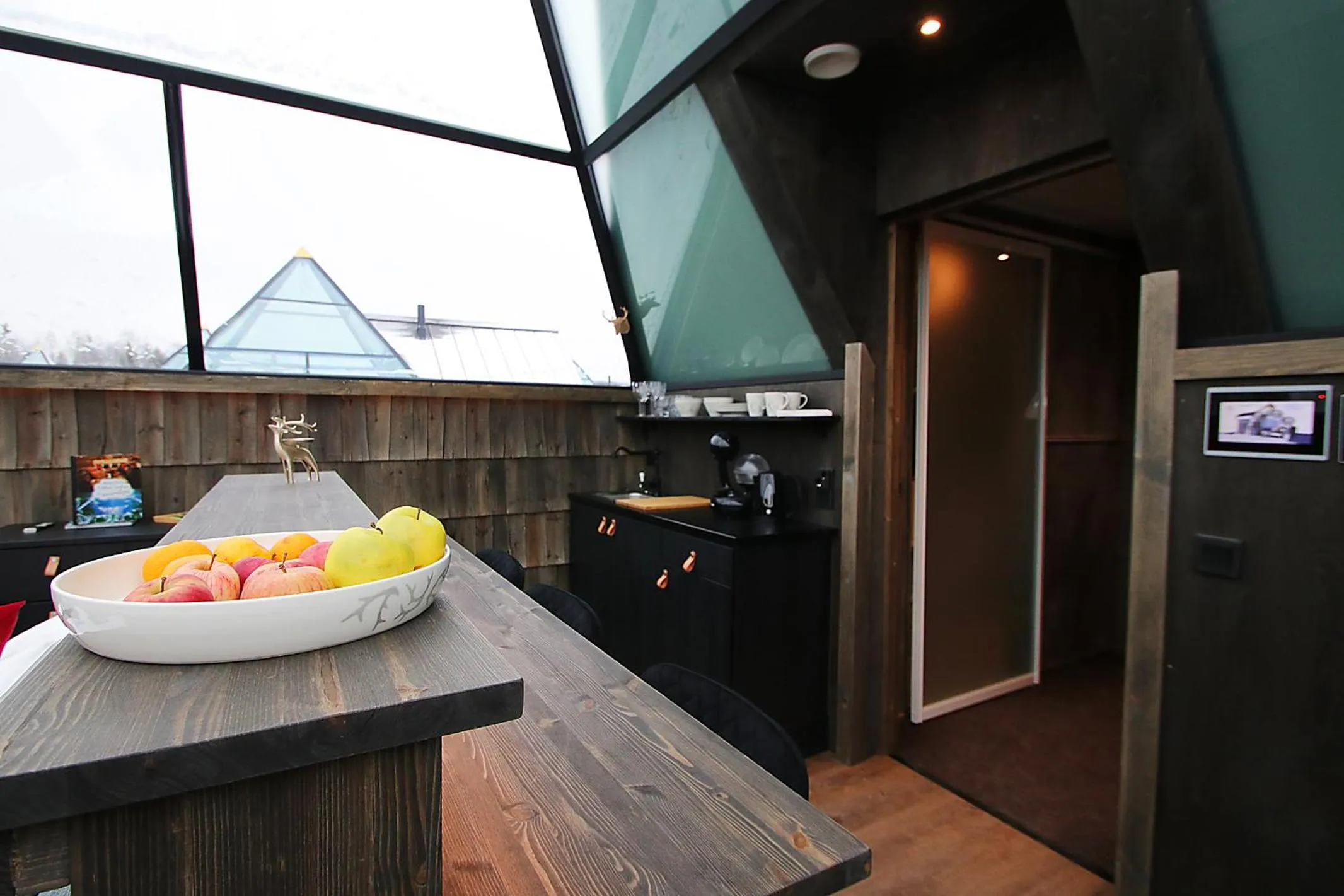 Kitchen or kitchenette in Elves Village Hotel