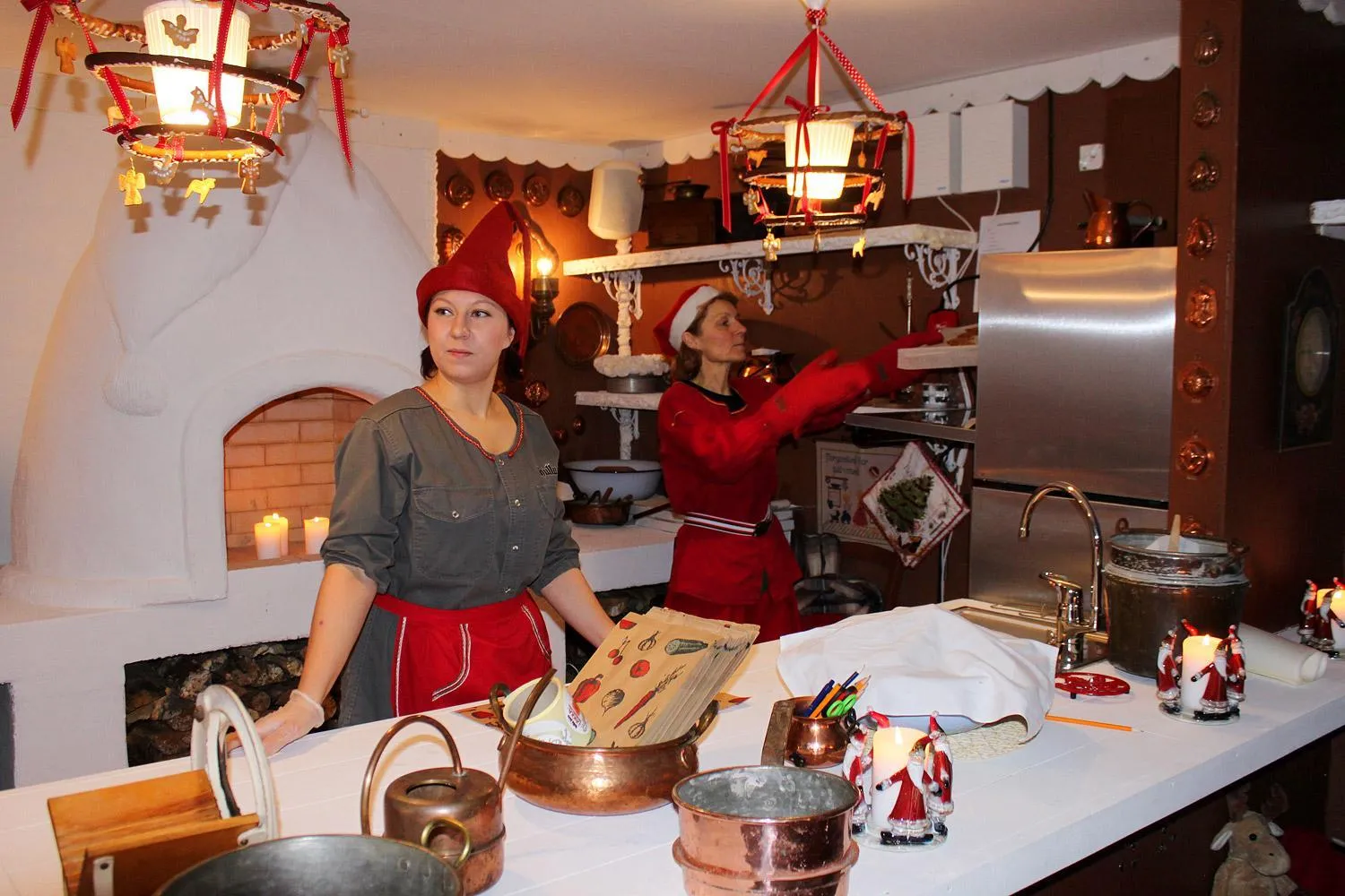 Staff in Elves Village Hotel