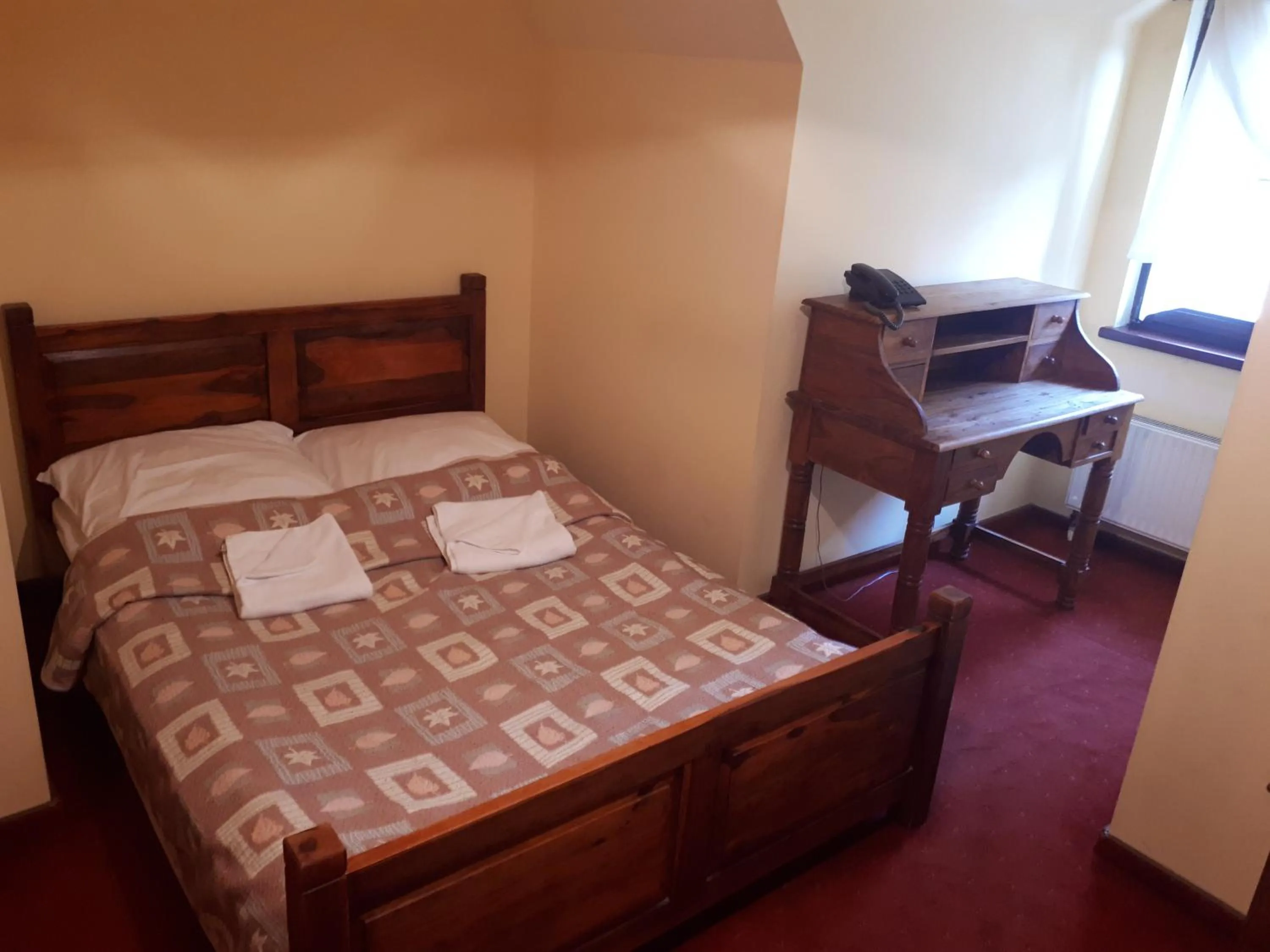 Seating area, Bed in Willa Silesia