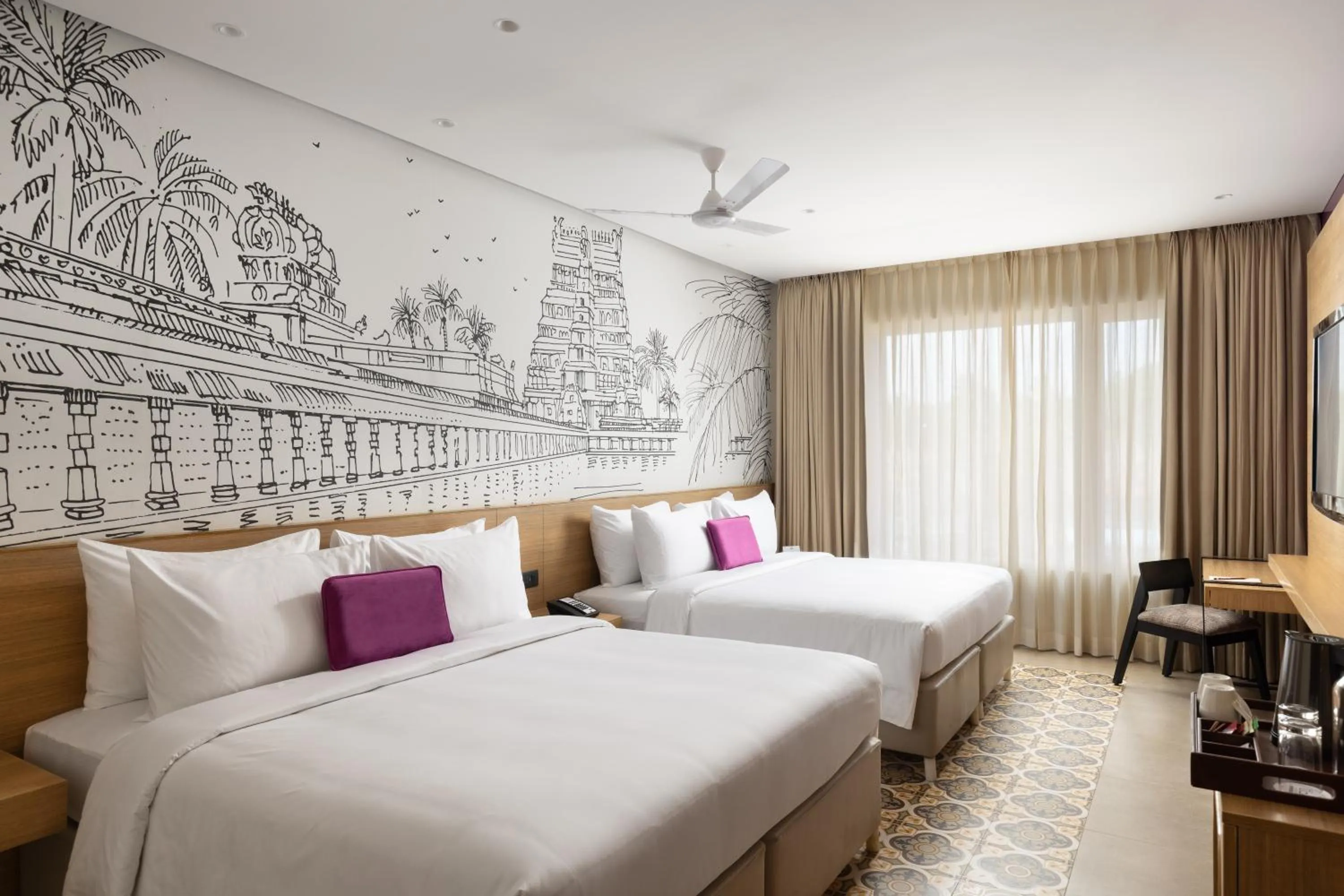 Bed in Lilac Kumbakonam