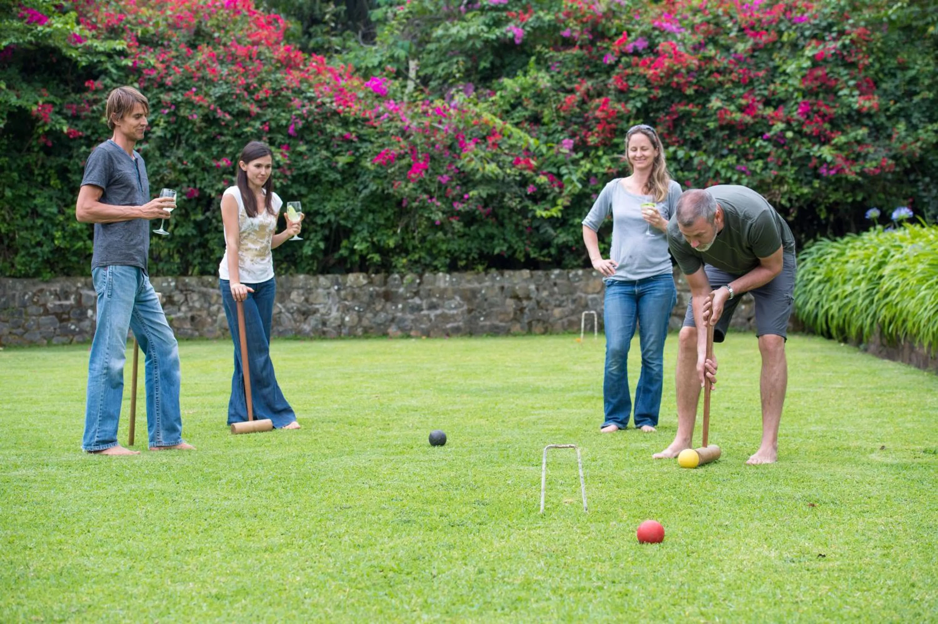Garden in Ngare Sero Mountain Lodge