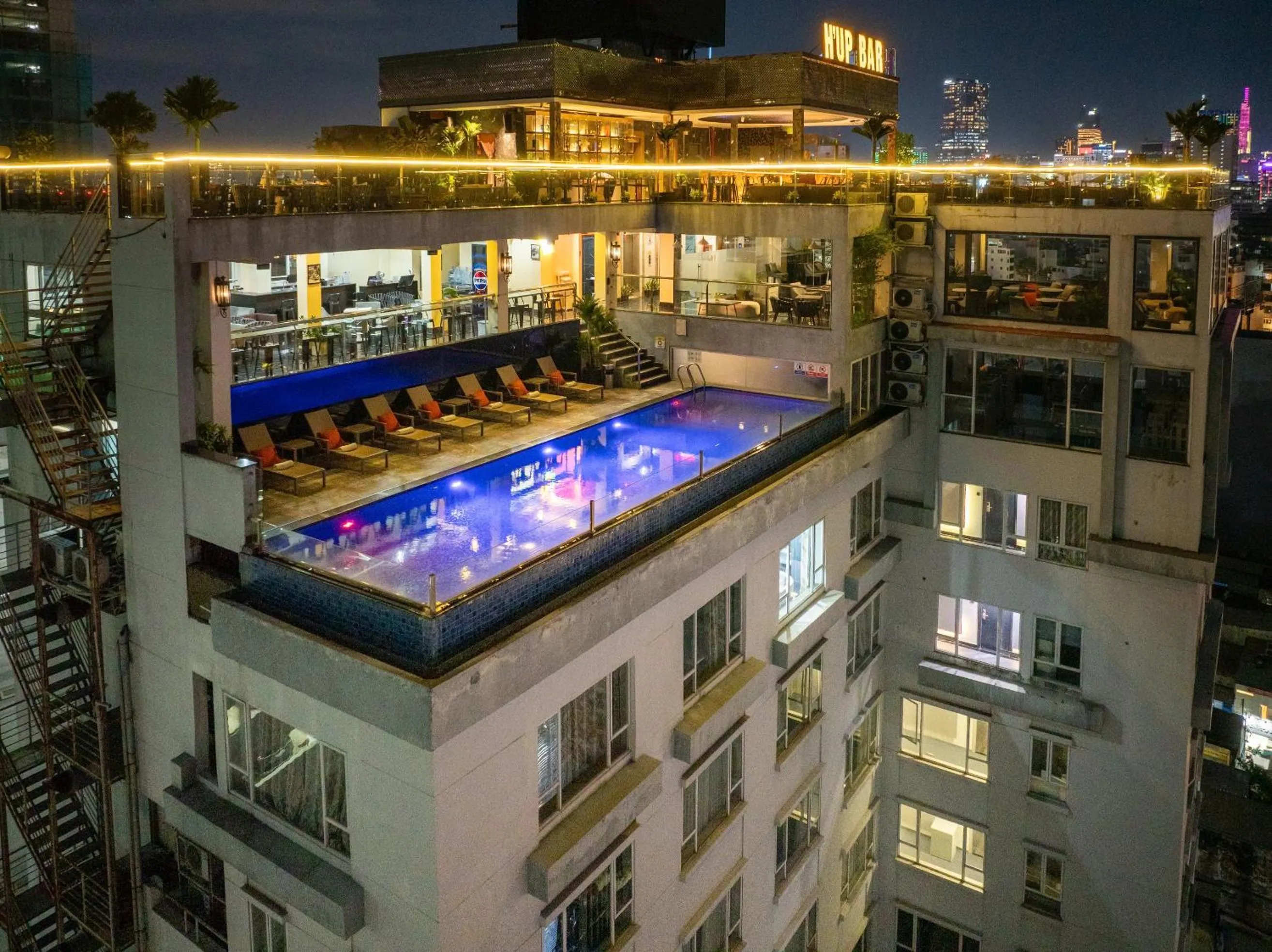 Swimming pool in HANTING HOTEL HO CHI MINH City - 胡志明汉庭国际中心酒店