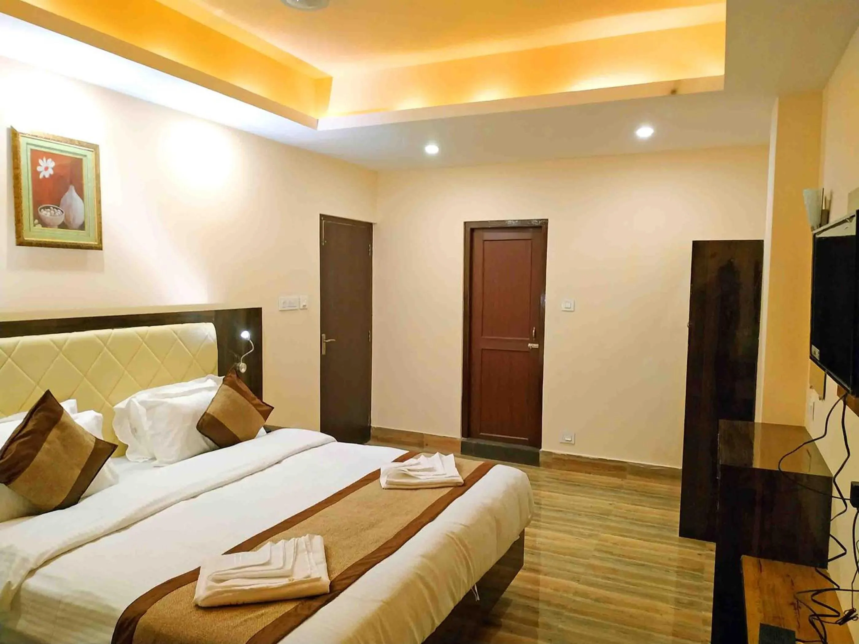 Bed in Garden Retreat Hotel