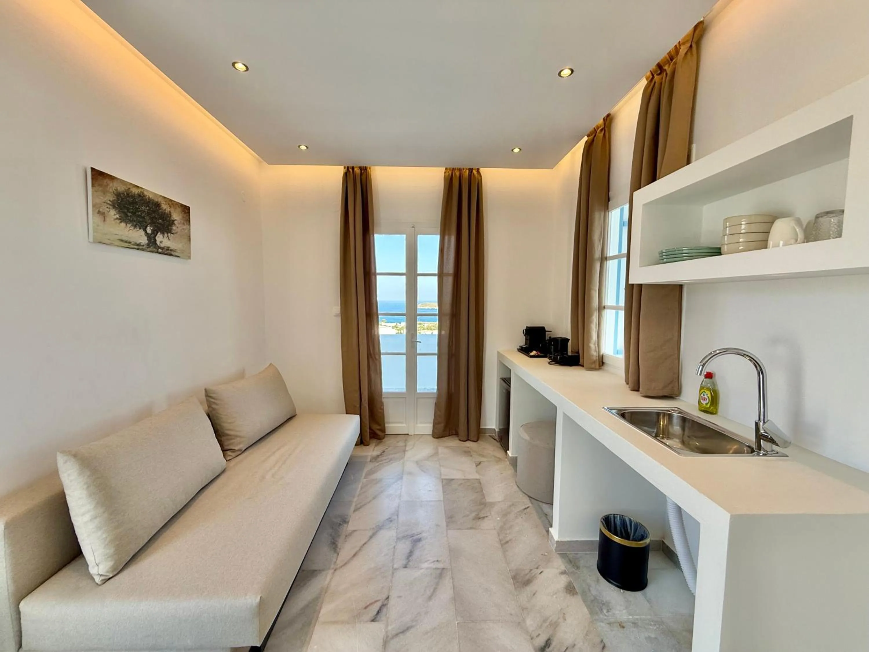 Seating area in Yaleena Residences