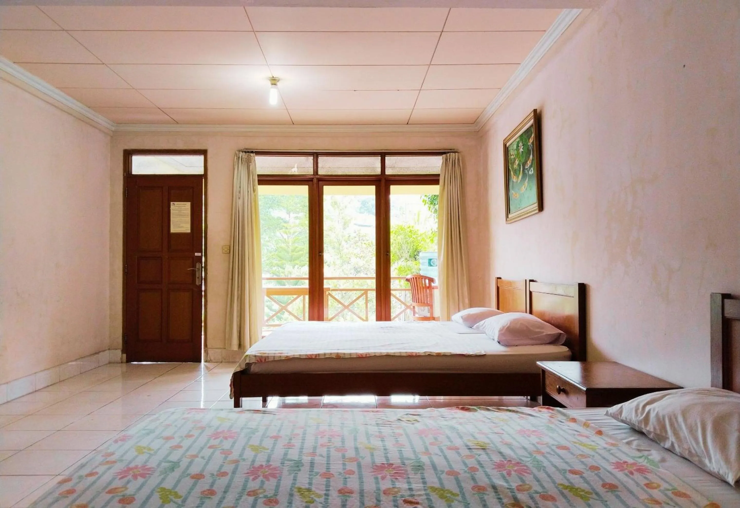 Bed in Hotel Grand Astoeti