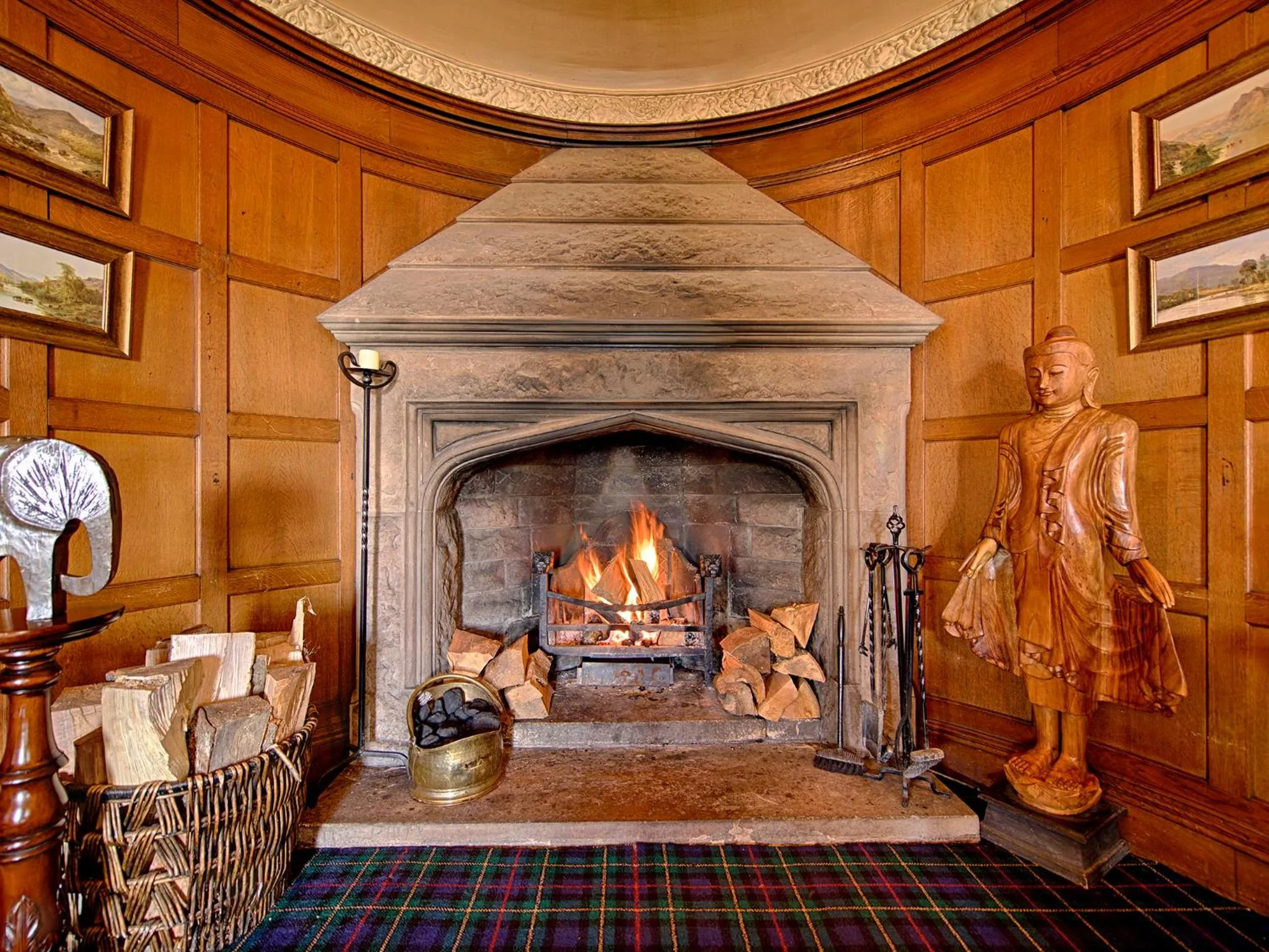 Decorative detail in Kincraig Castle Hotel