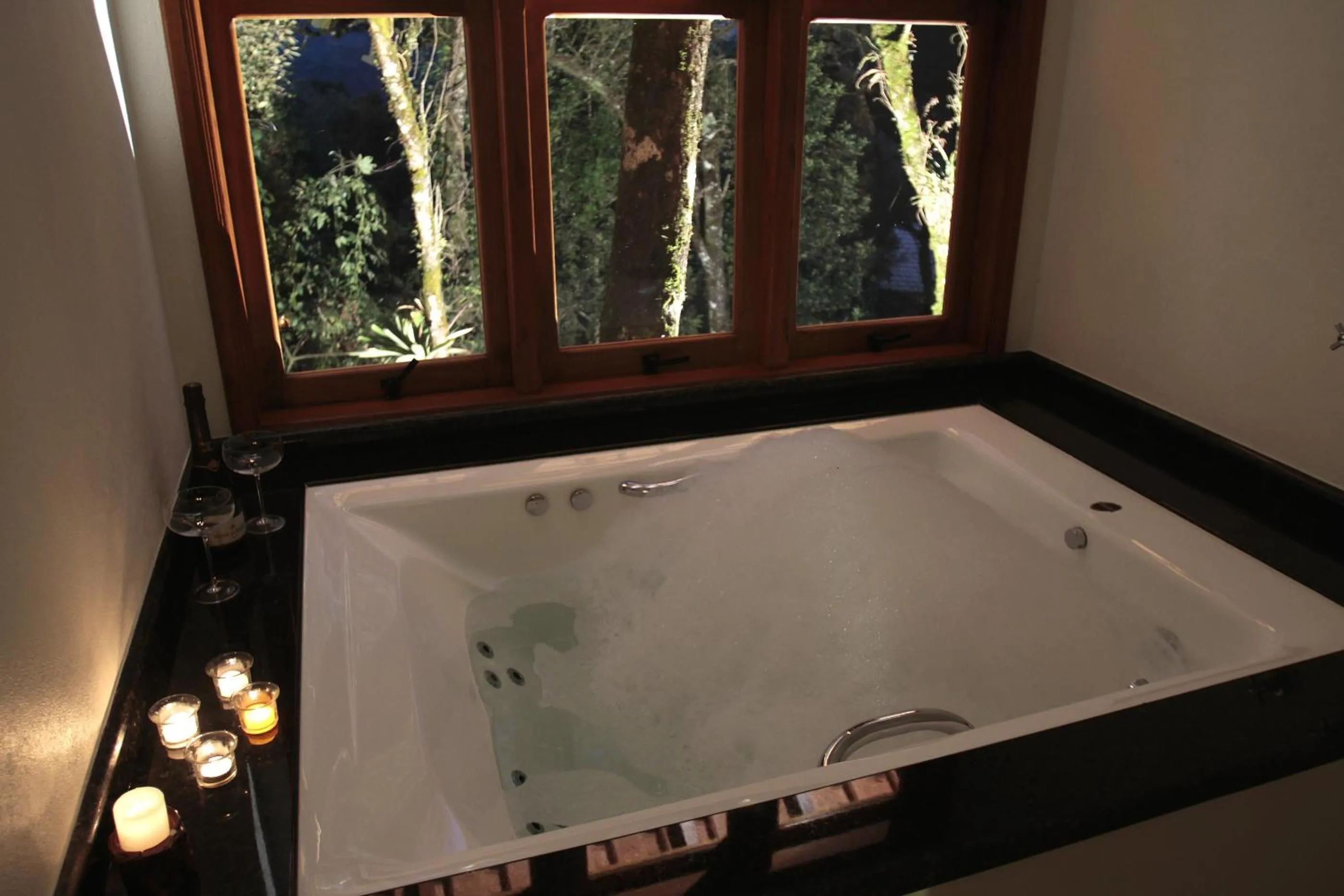 Bathroom in Pousada Chalé da Floresta