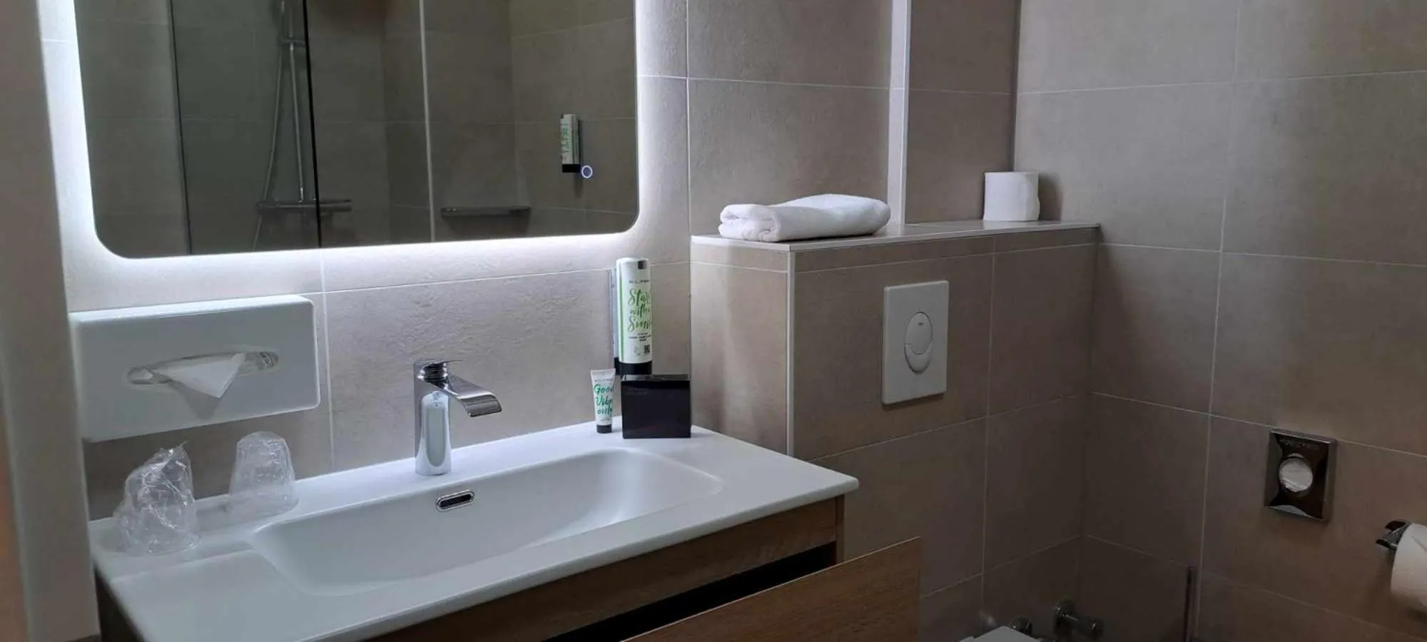 Bathroom in Hotel Ehnen La Moselle Luxembourg