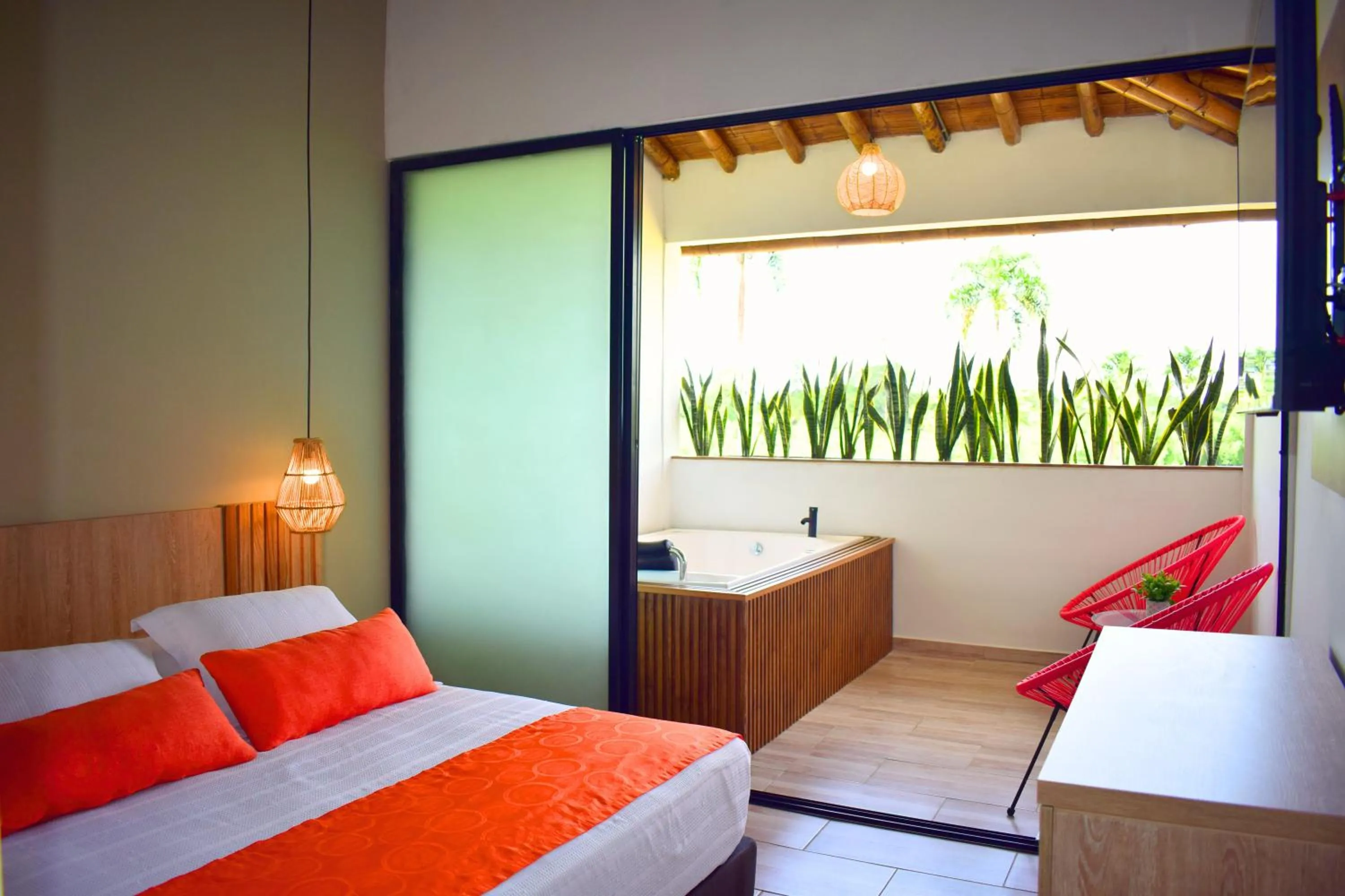 Bed in Hotel Parque de los Arrieros