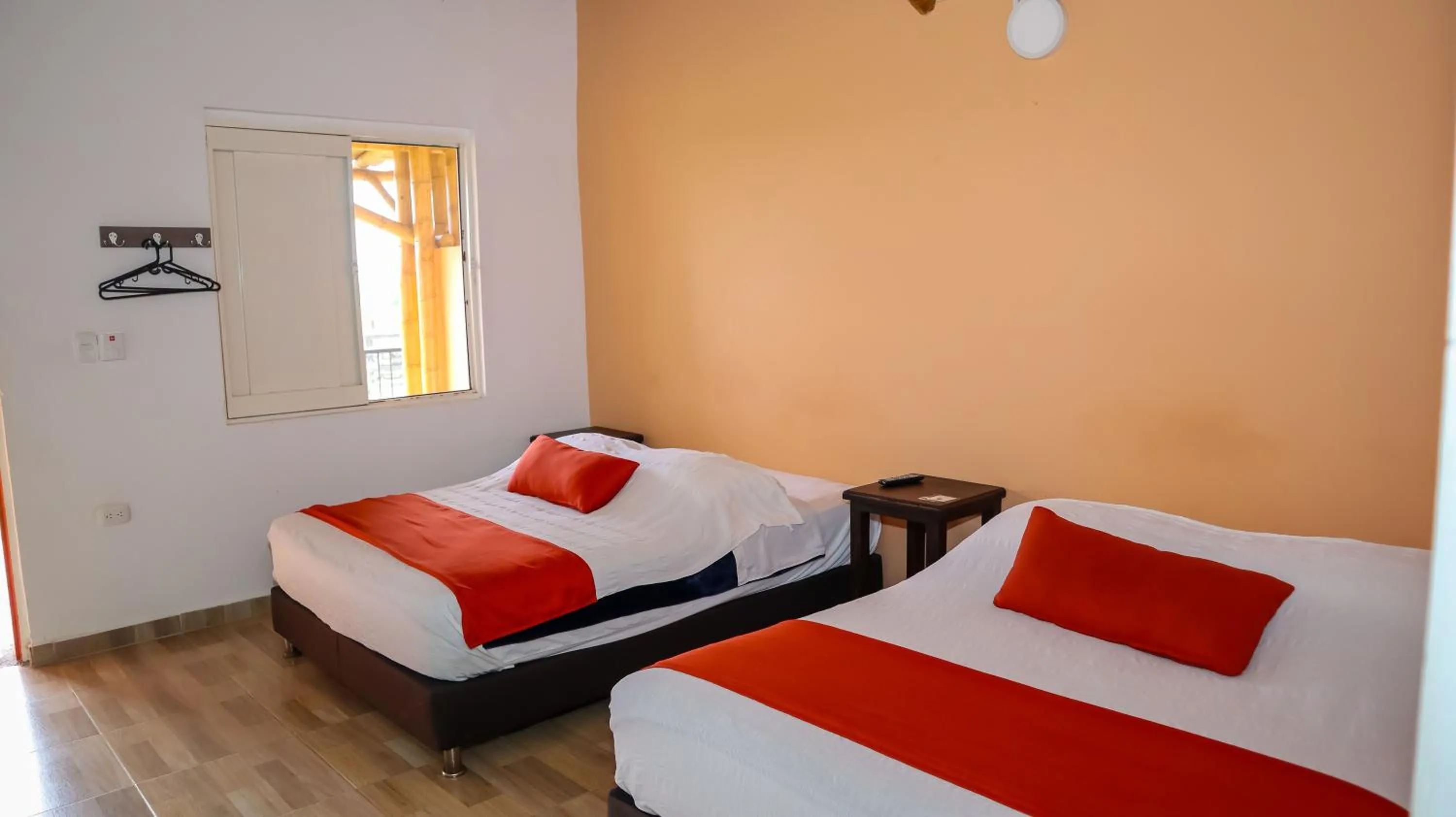 Bed in Hotel Parque de los Arrieros