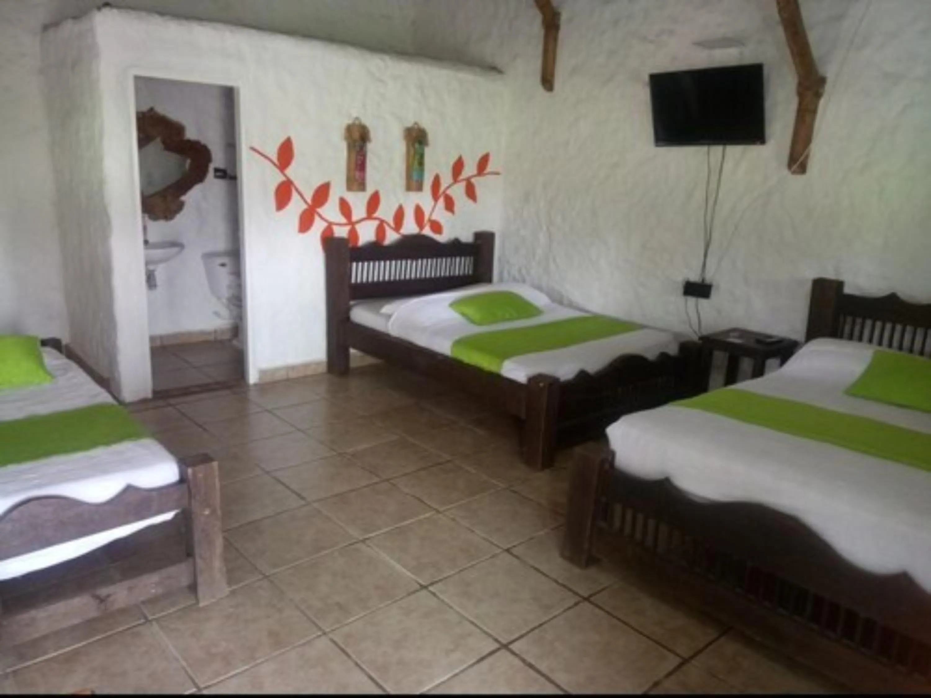 Bed in Hotel Parque de los Arrieros