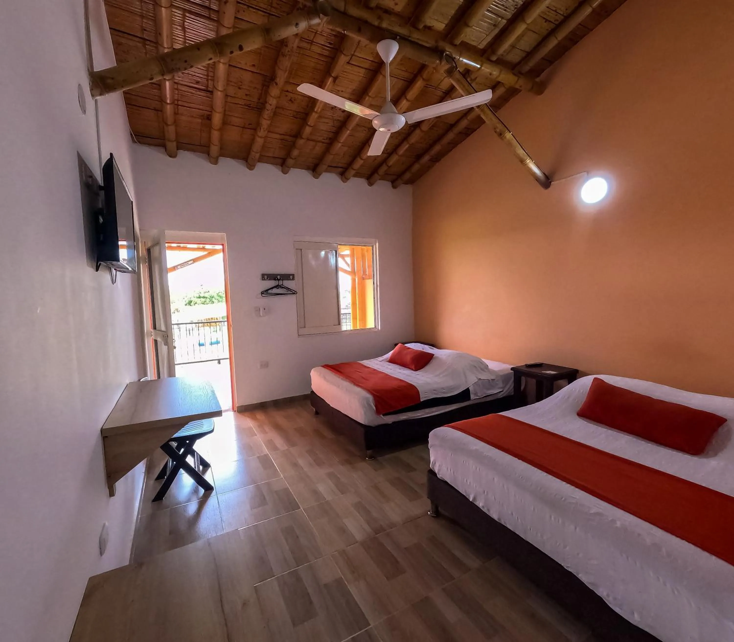 Bed in Hotel Parque de los Arrieros