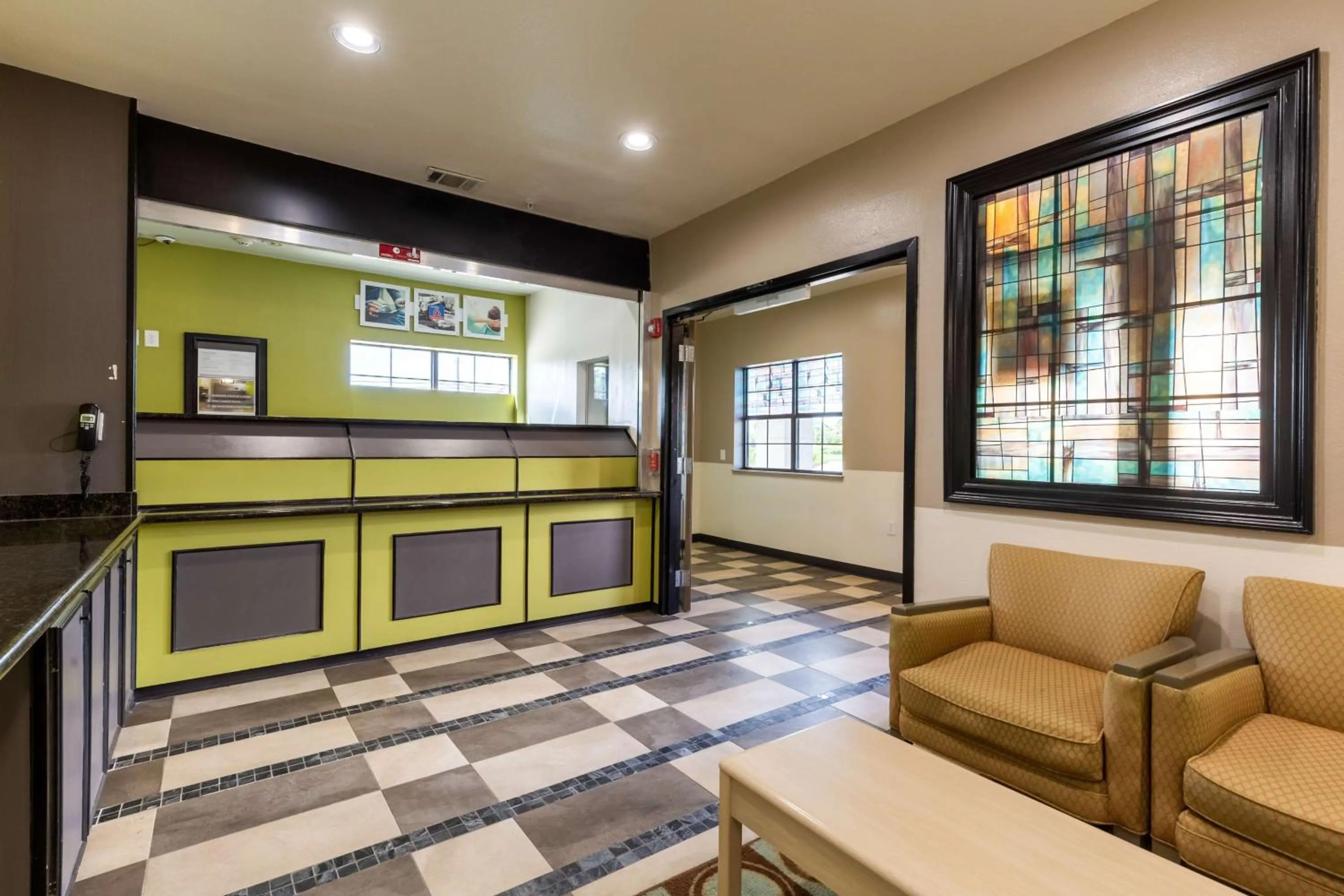 Lobby or reception in Studio 6 Bay City TX