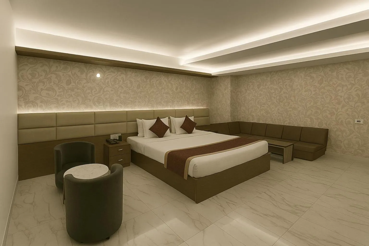 Bedroom, Bed in Hotel Solaris