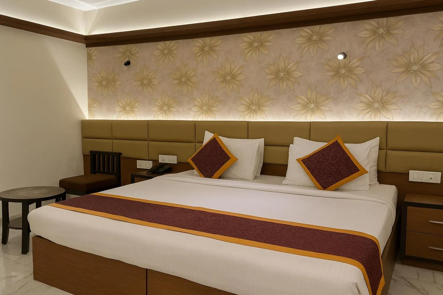 Bed in Hotel Solaris