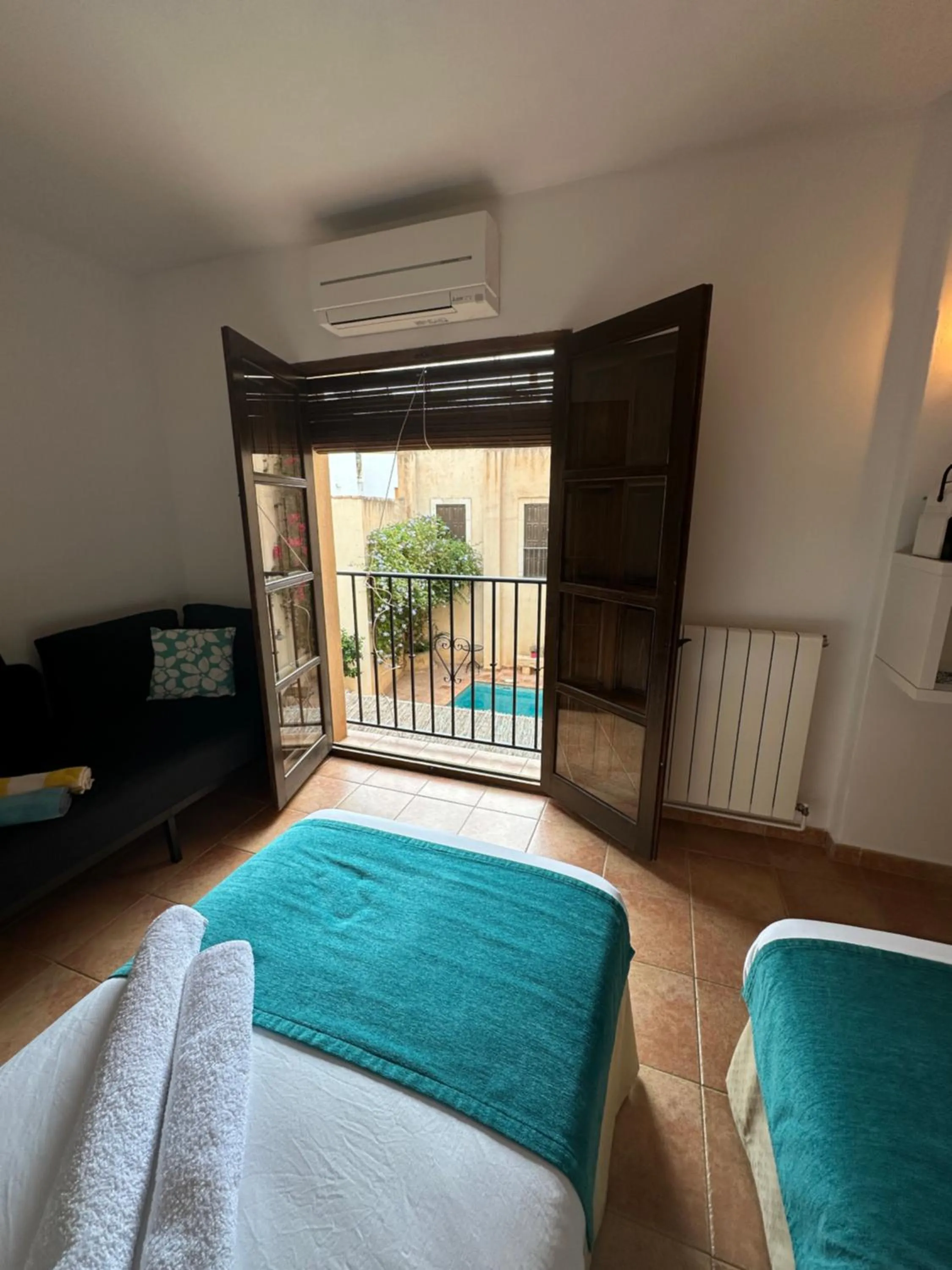 View (from property/room), Bed in Casa del Patio