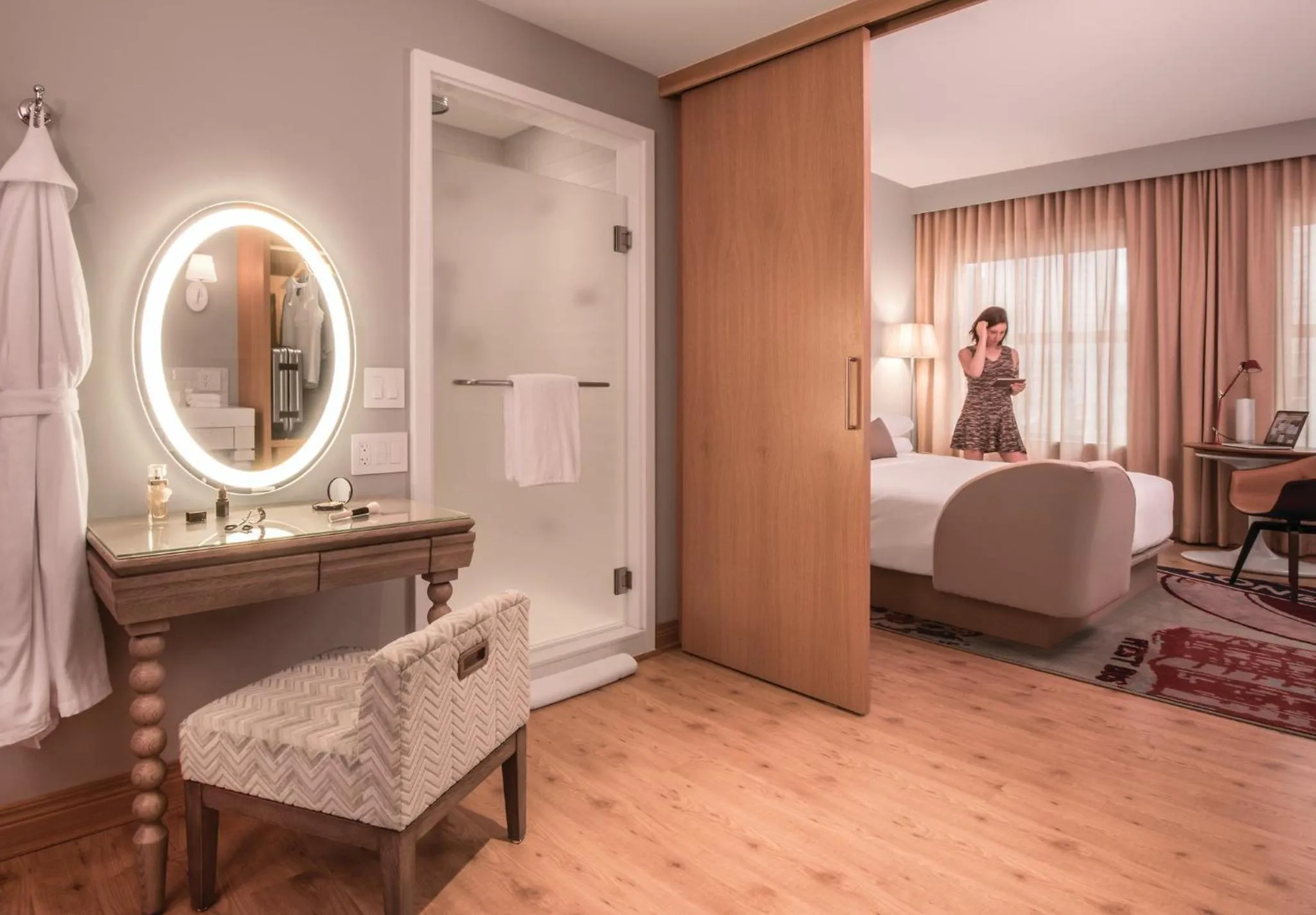 Photo of the whole room in Virgin Hotels Chicago