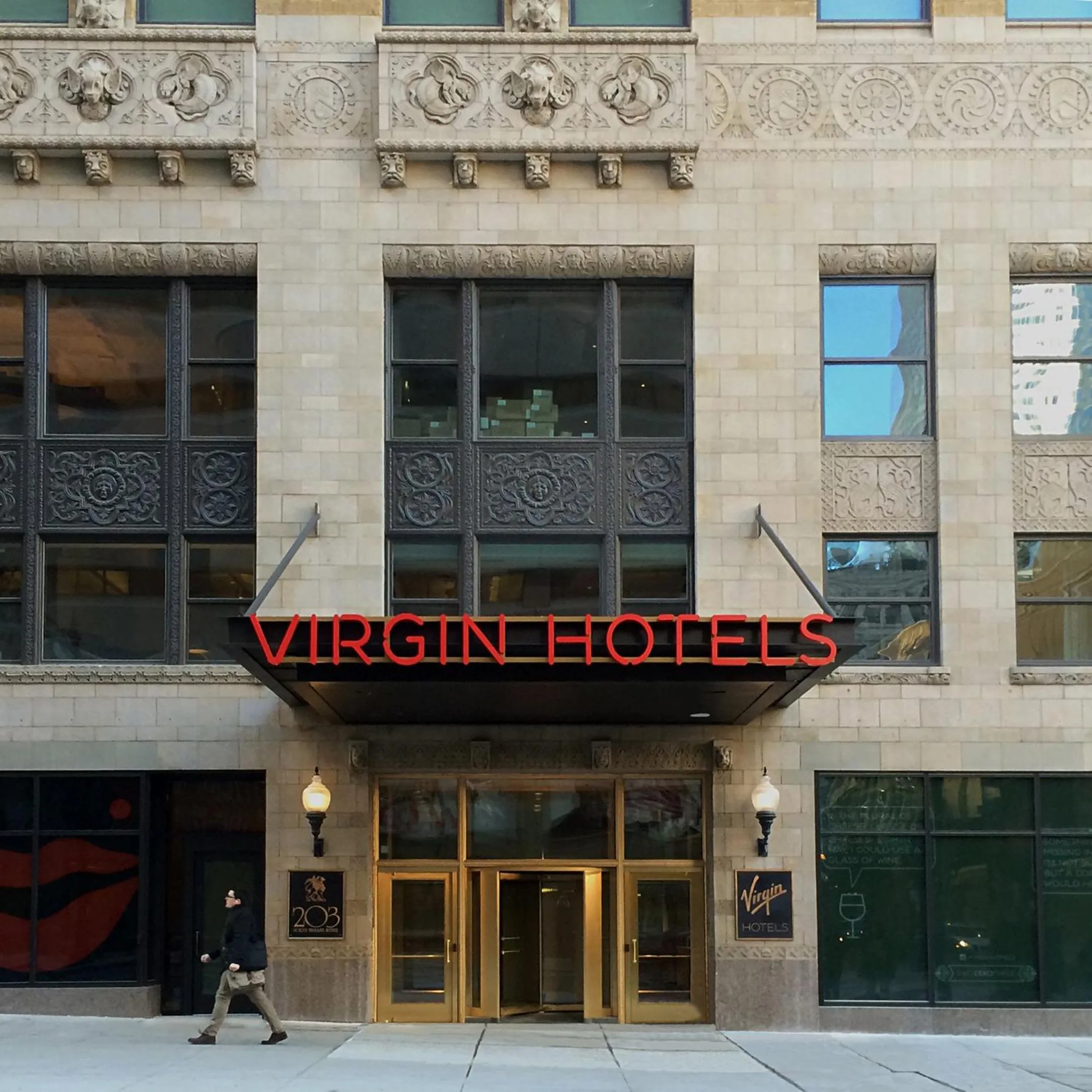 Property building in Virgin Hotels Chicago