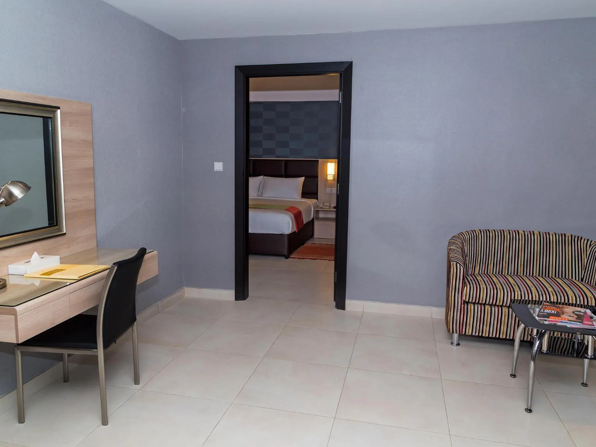 Living room, Bed in Florida Square Hotel (Previously known Flora Square Hotel)