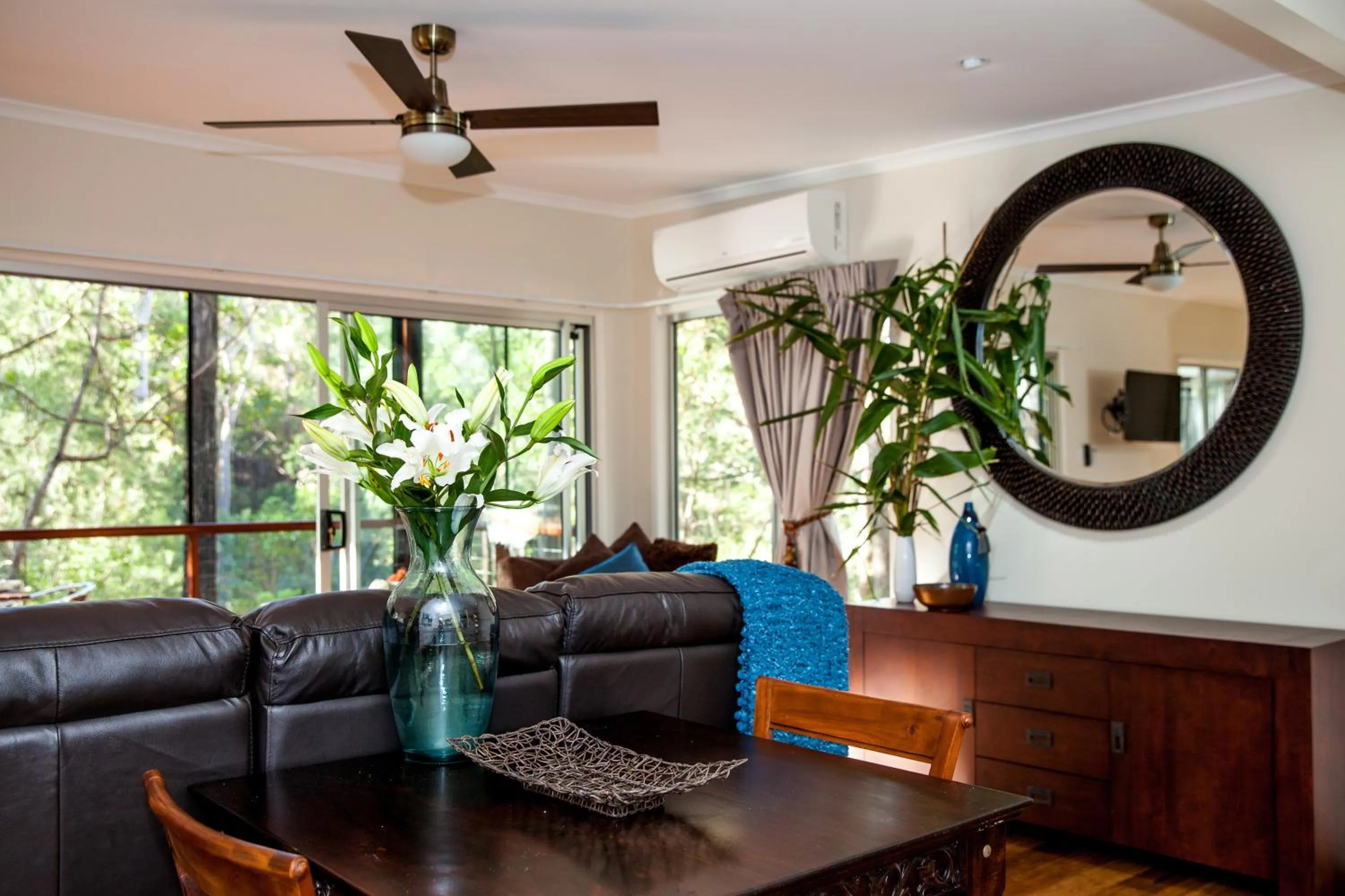 Dining area in Mt Cotton Retreat