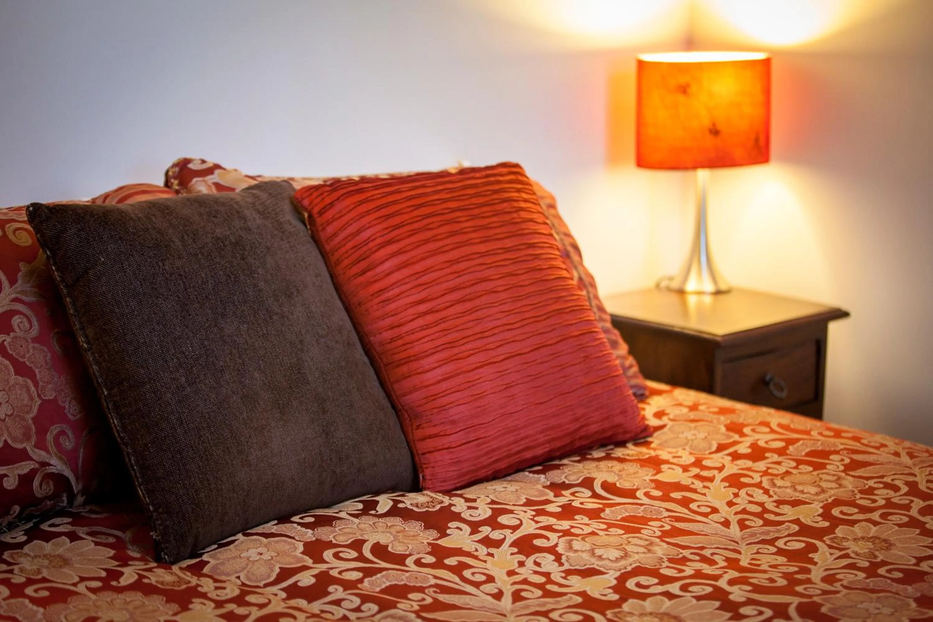 Decorative detail, Bed in Mt Cotton Retreat