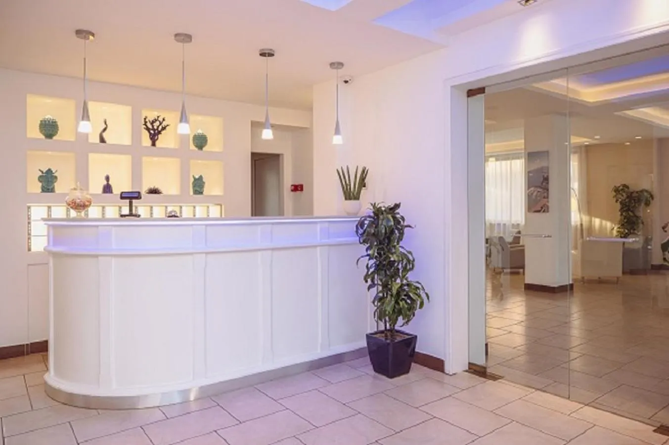 Lobby or reception in Hotel Leone