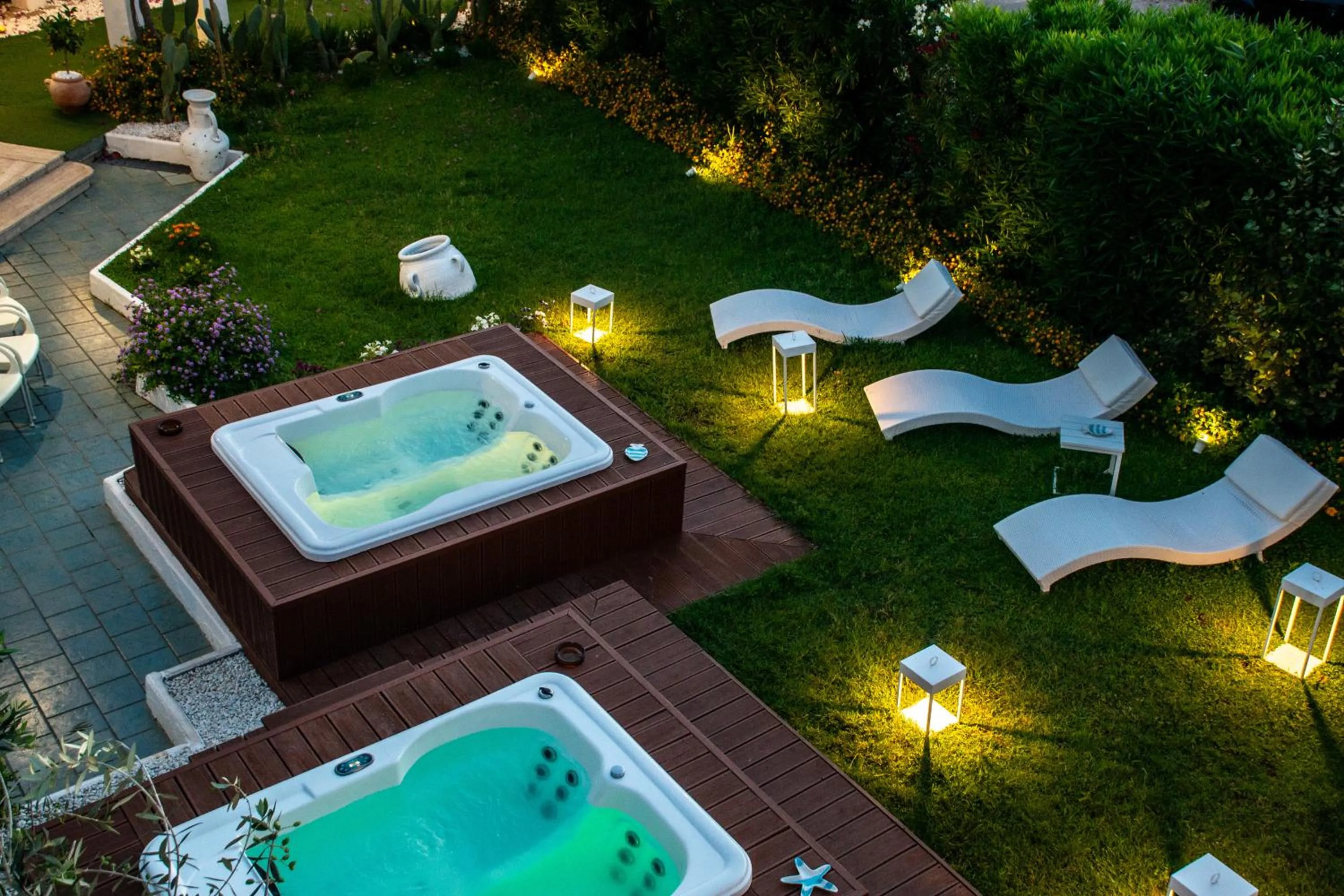 Garden in Le Gemelle Boutique Hotel