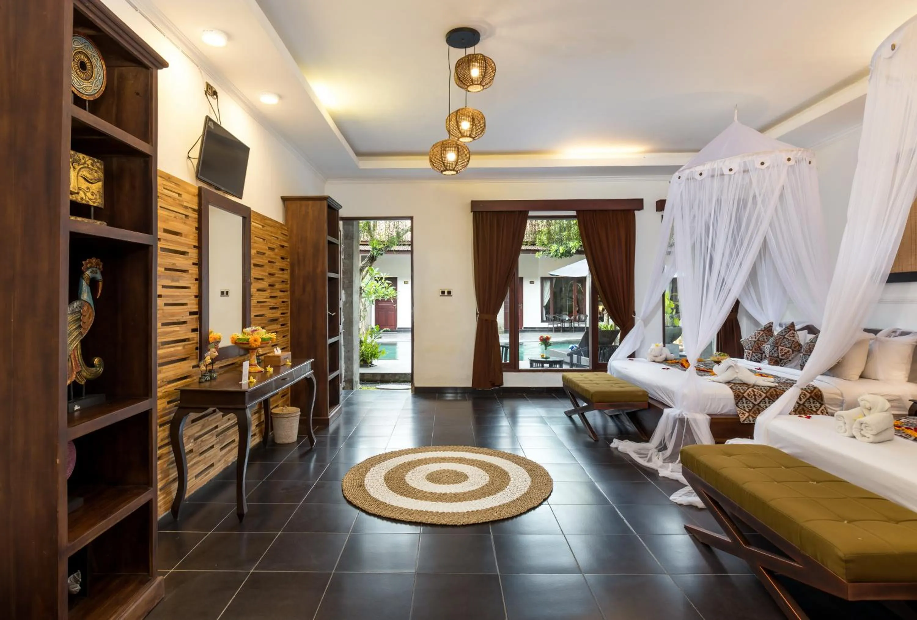 Bed in Ubud Raya Boutique Hotel