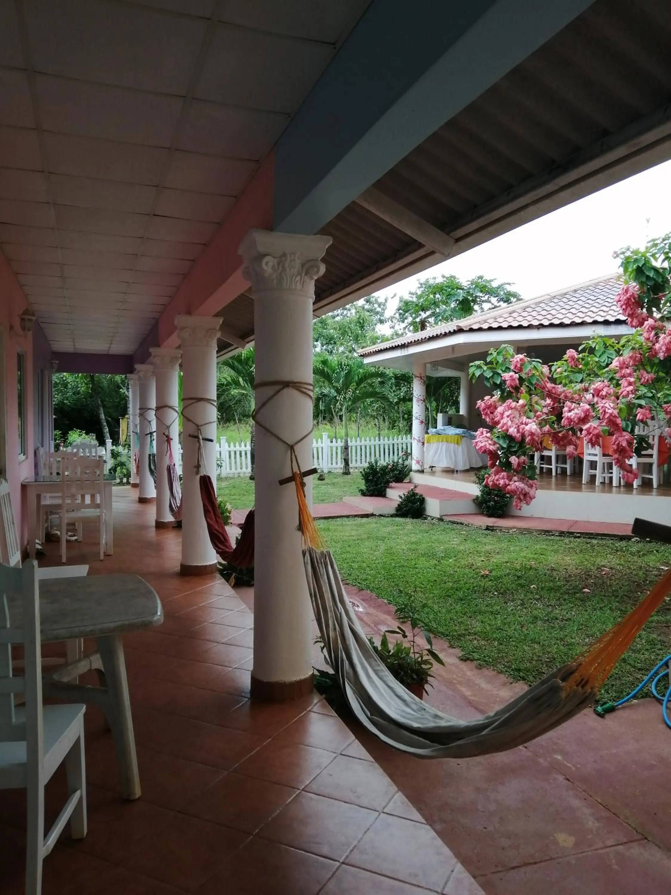Patio in Cabañas Sherlley