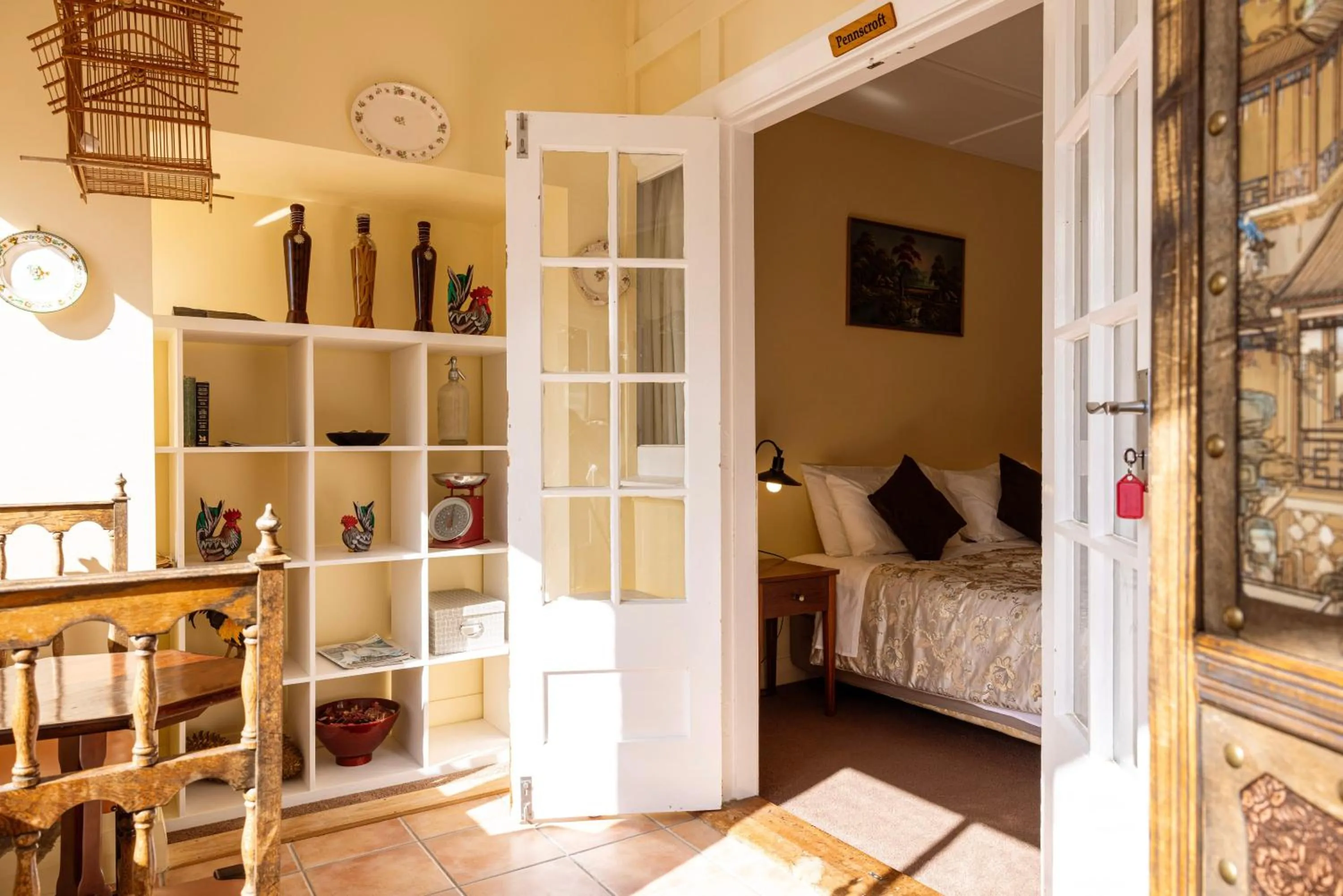 Bed in Tekapo1929 Lakefront Villa