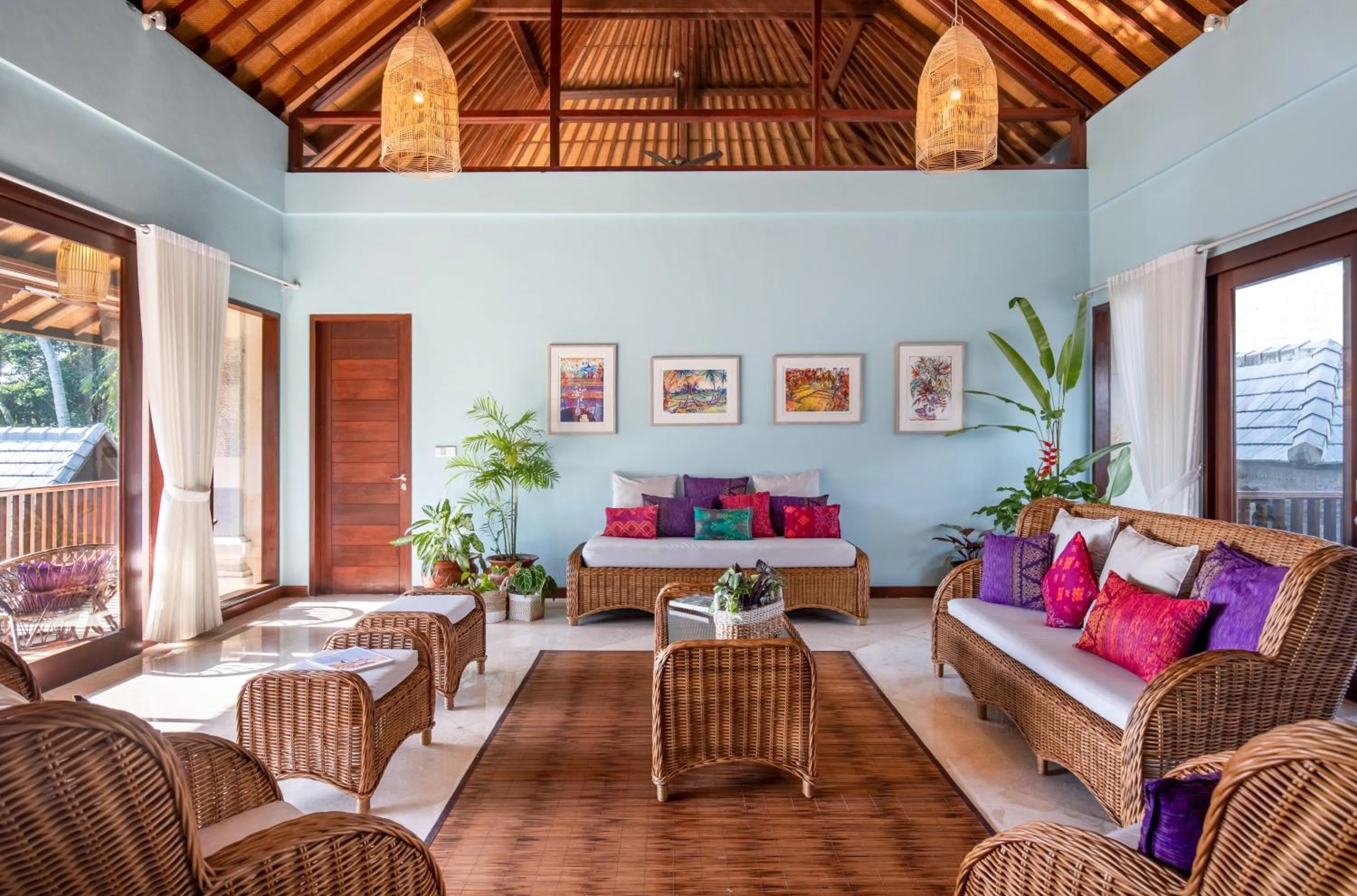 Living room in Kano Sari Ubud Villas
