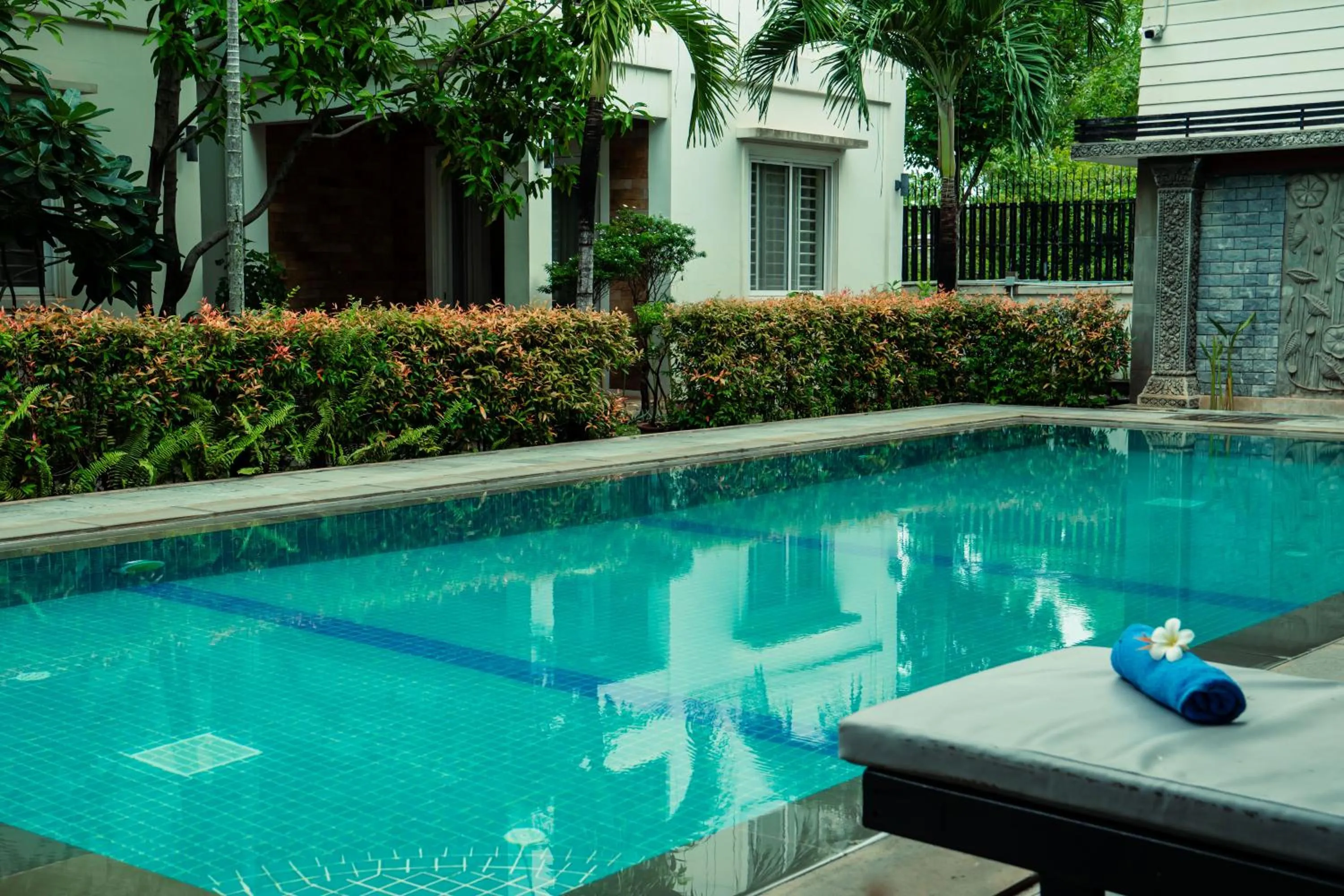 Garden view in Siemreap Green Residence