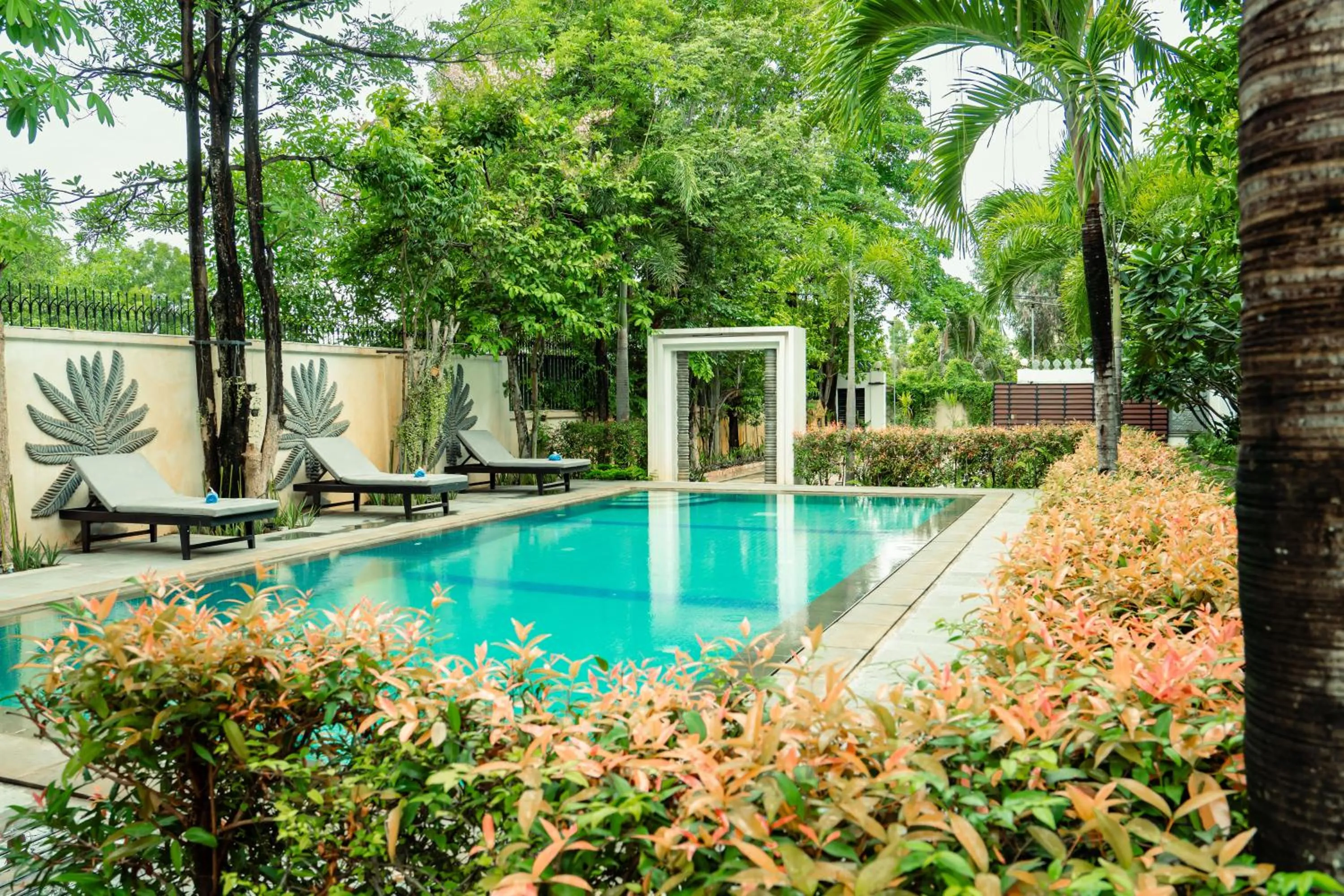 Pool view in Siemreap Green Residence