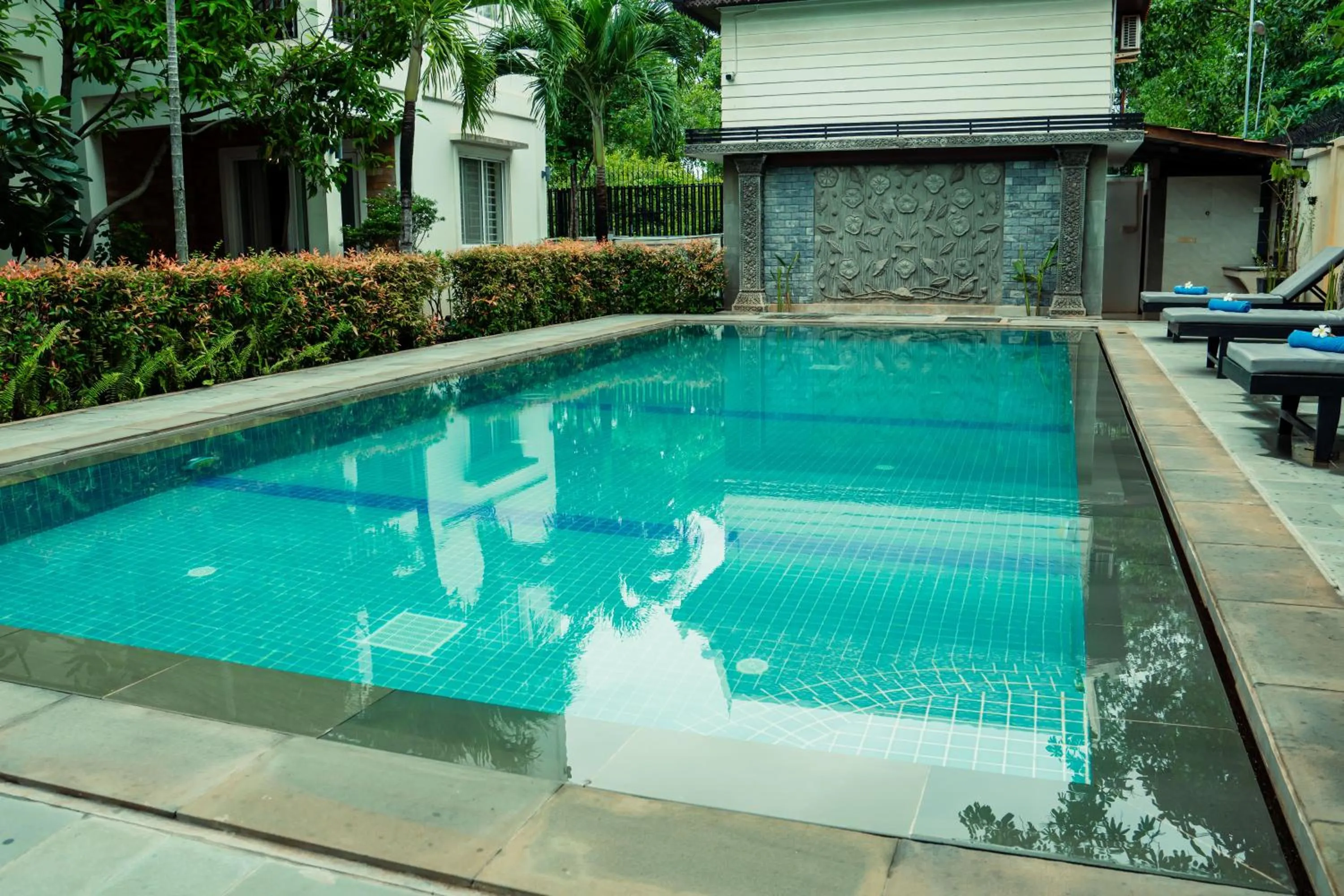Pool view in Siemreap Green Residence