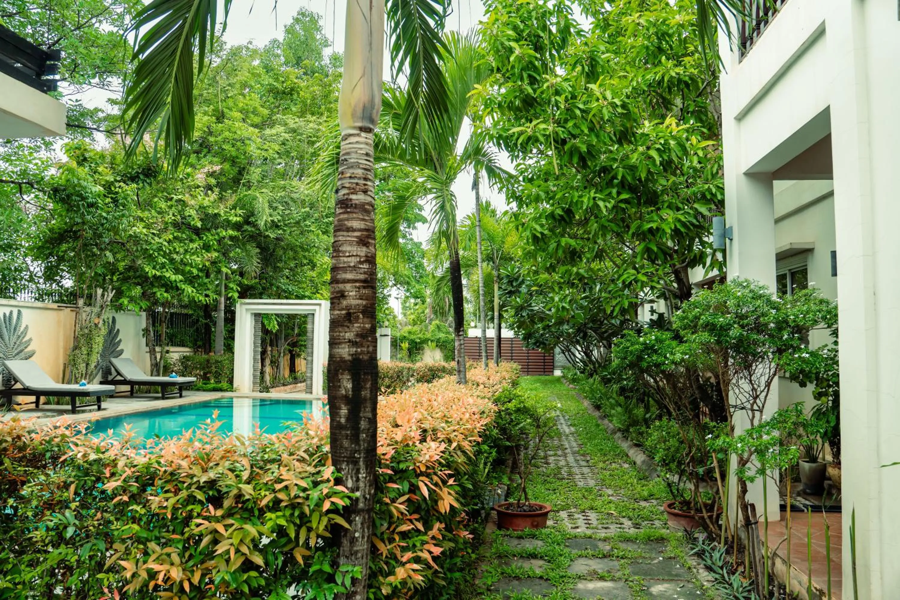 Garden in Siemreap Green Residence
