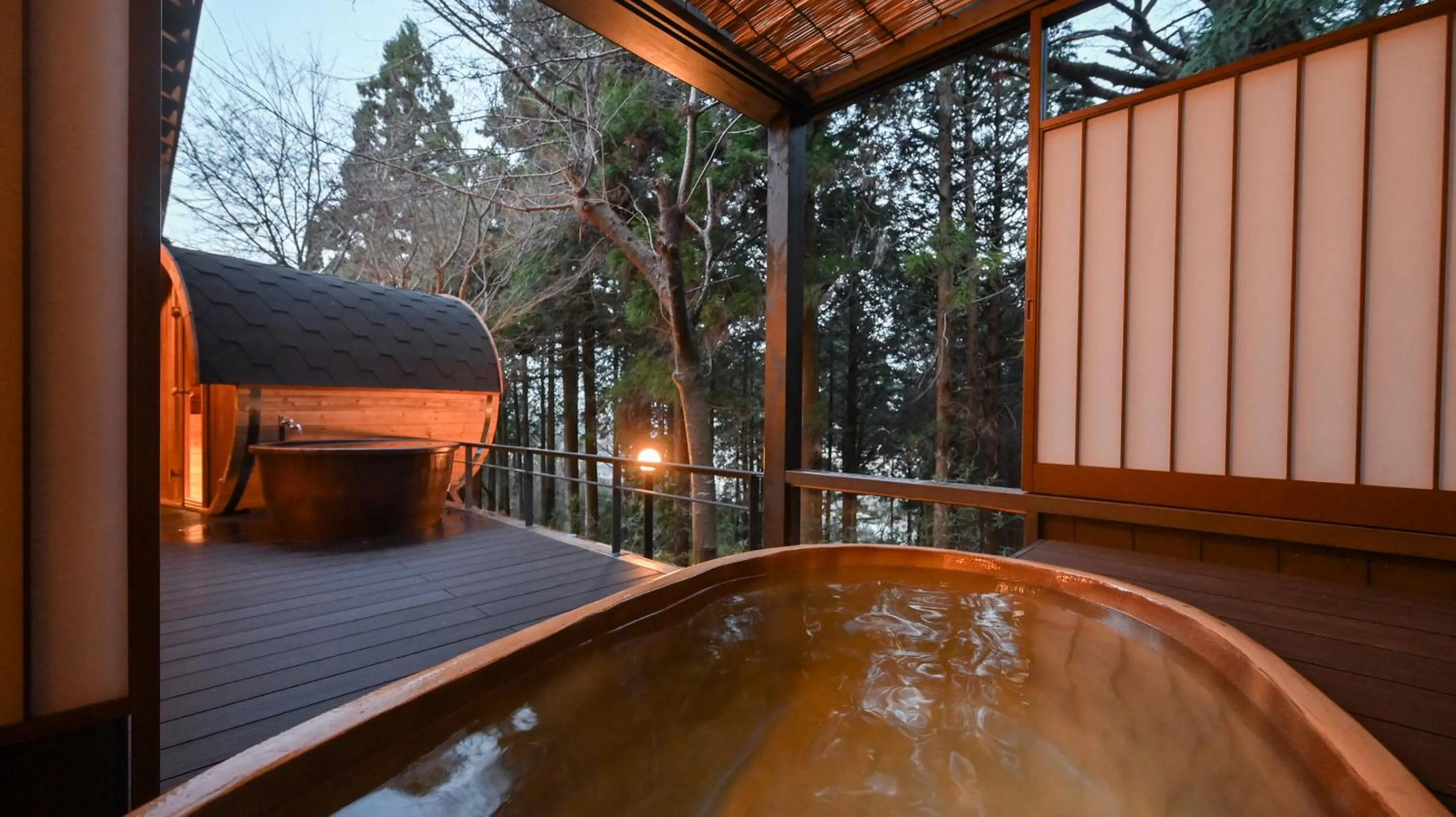 Hot Spring Bath in Kaze no Tani no Iori