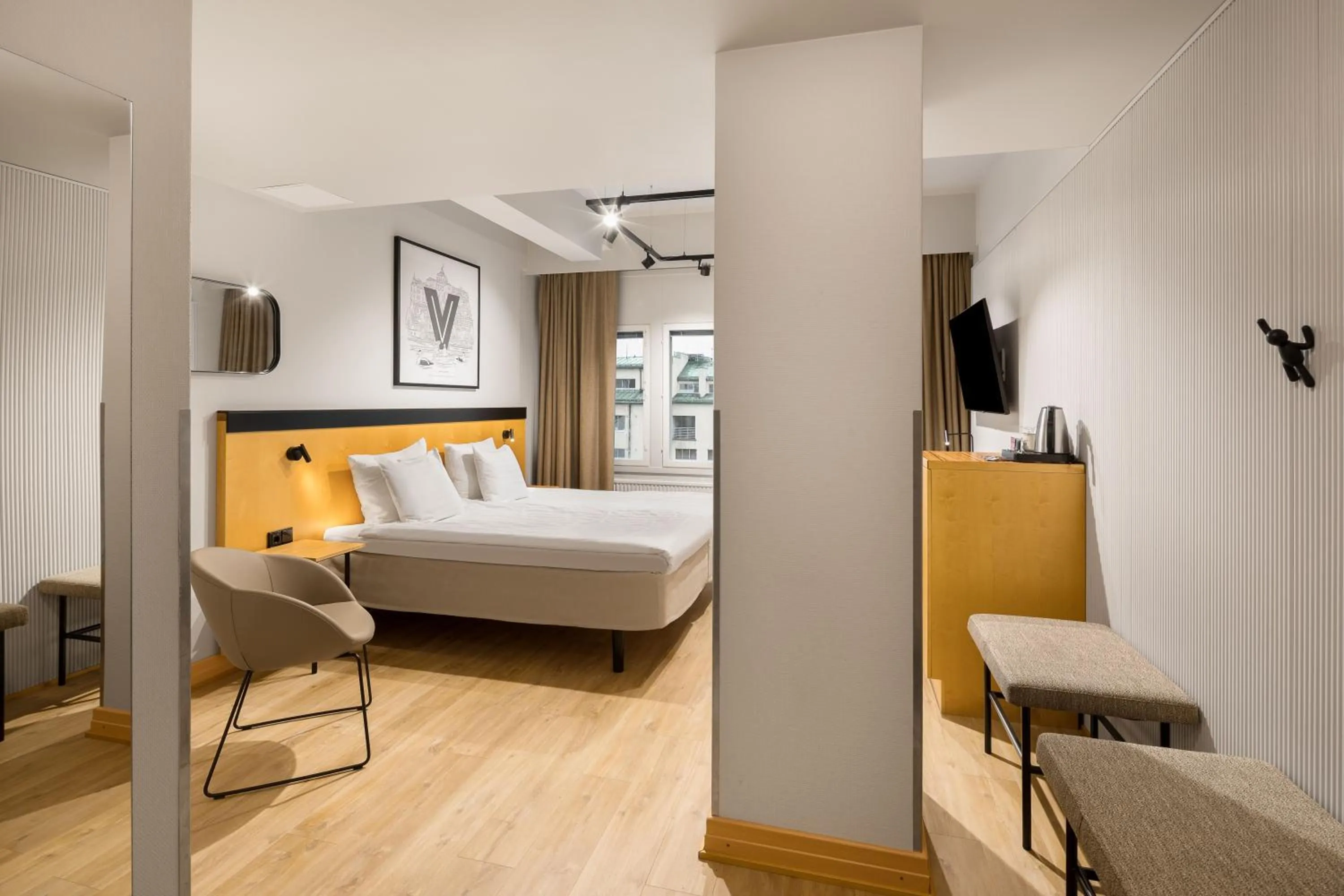 Bed in Original Sokos Hotel Wiklund