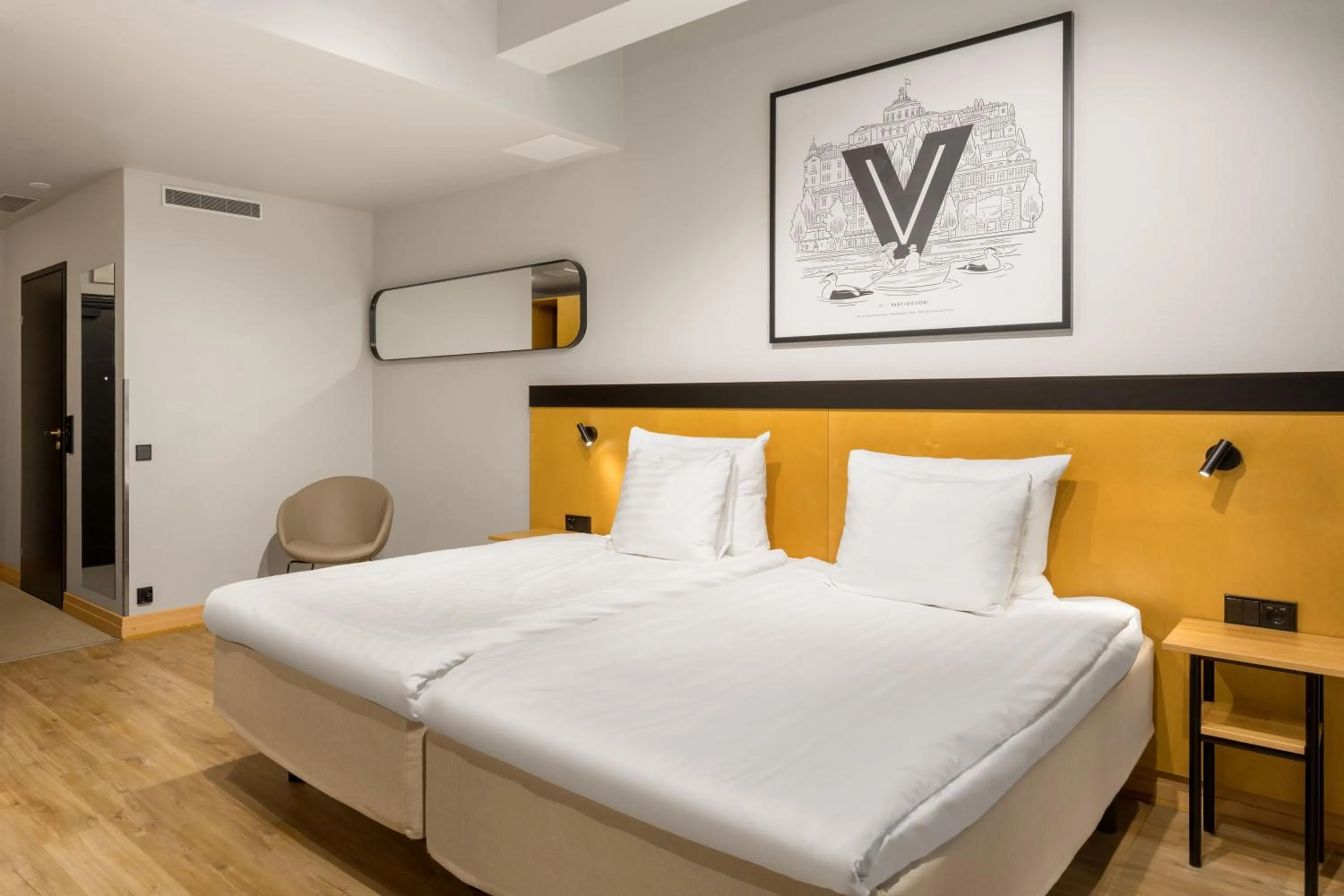 Bed in Original Sokos Hotel Wiklund