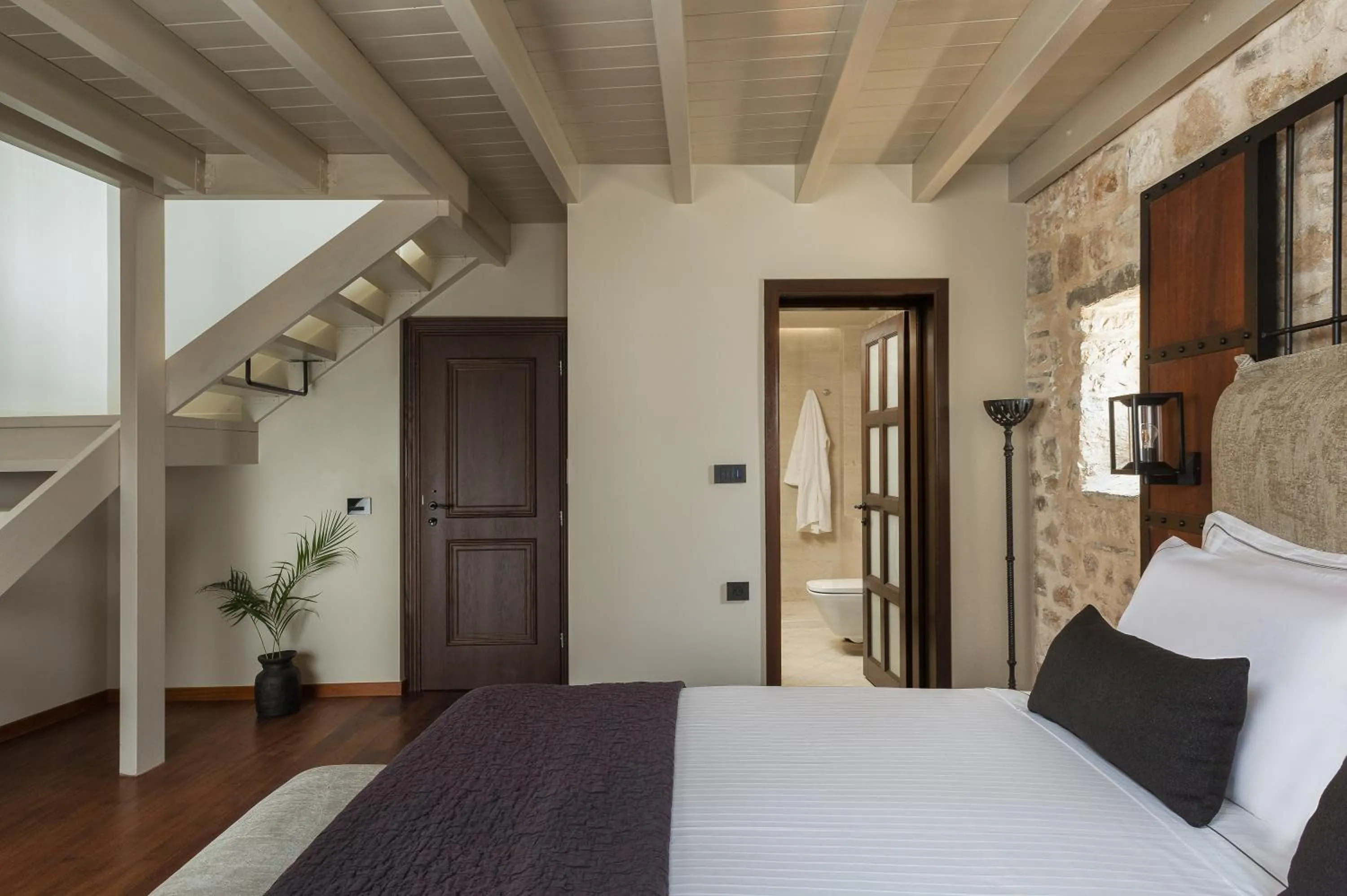 Bed in Stoes Boutique Hotel