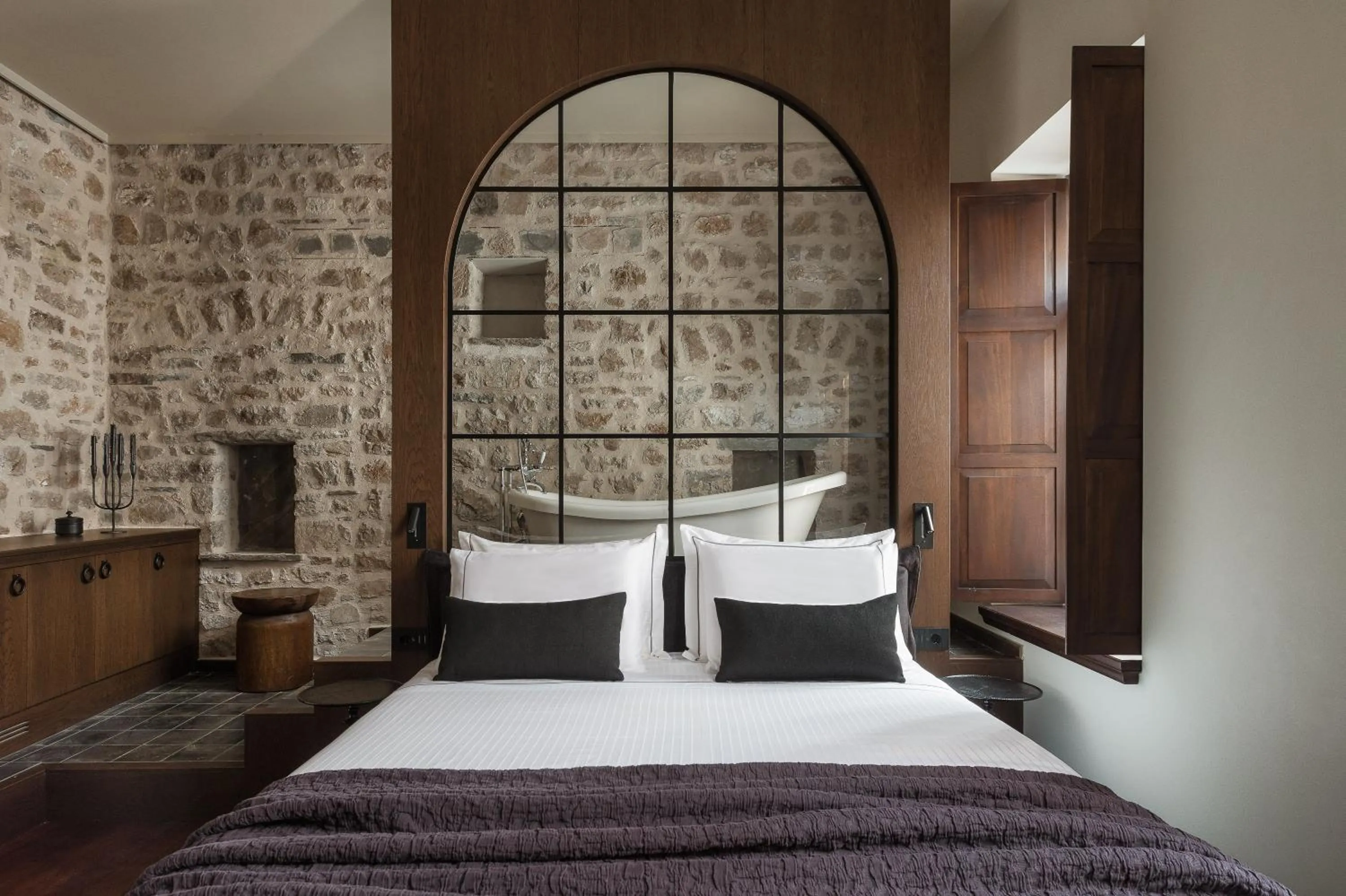 Bed in Stoes Boutique Hotel
