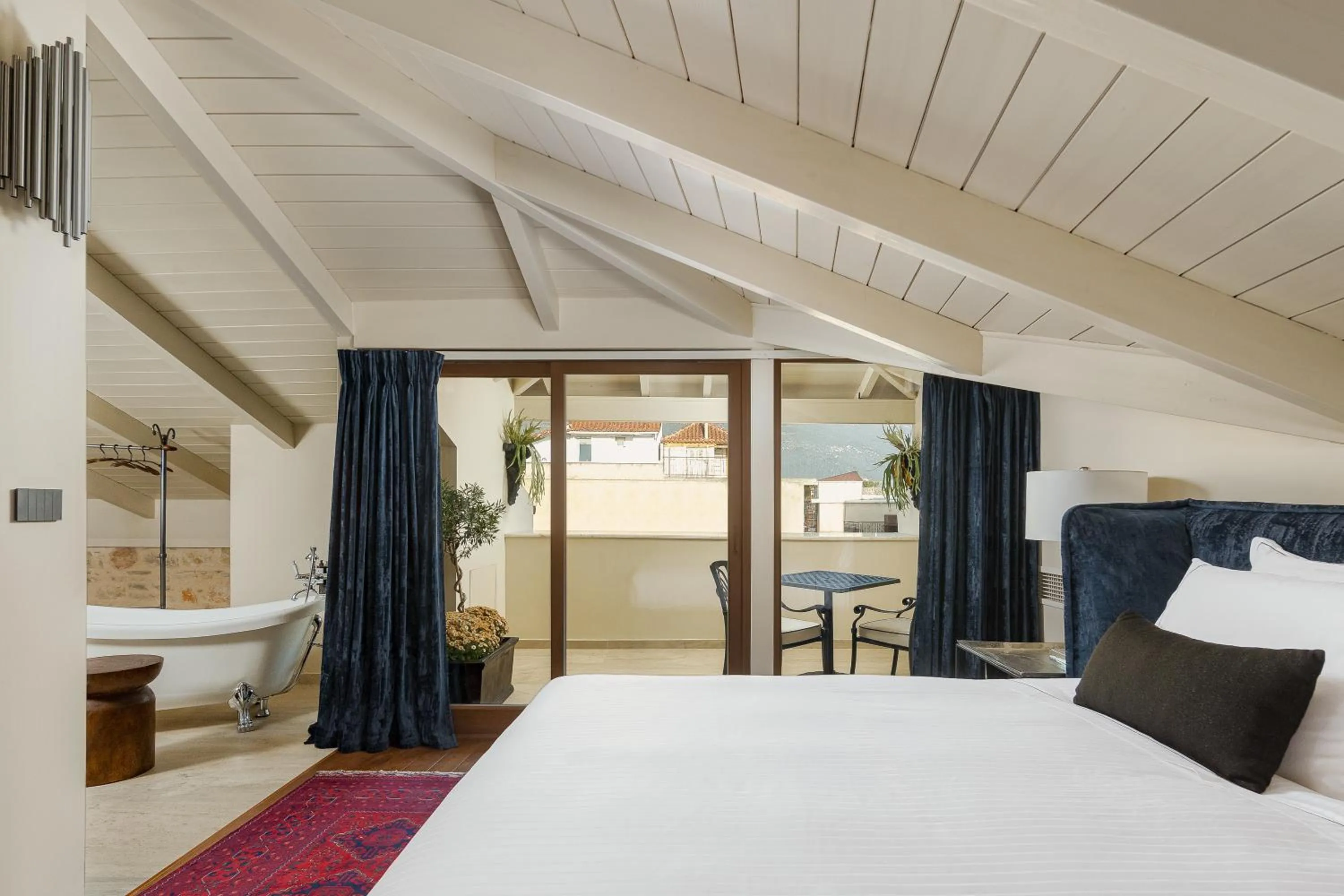 Bed in Stoes Boutique Hotel