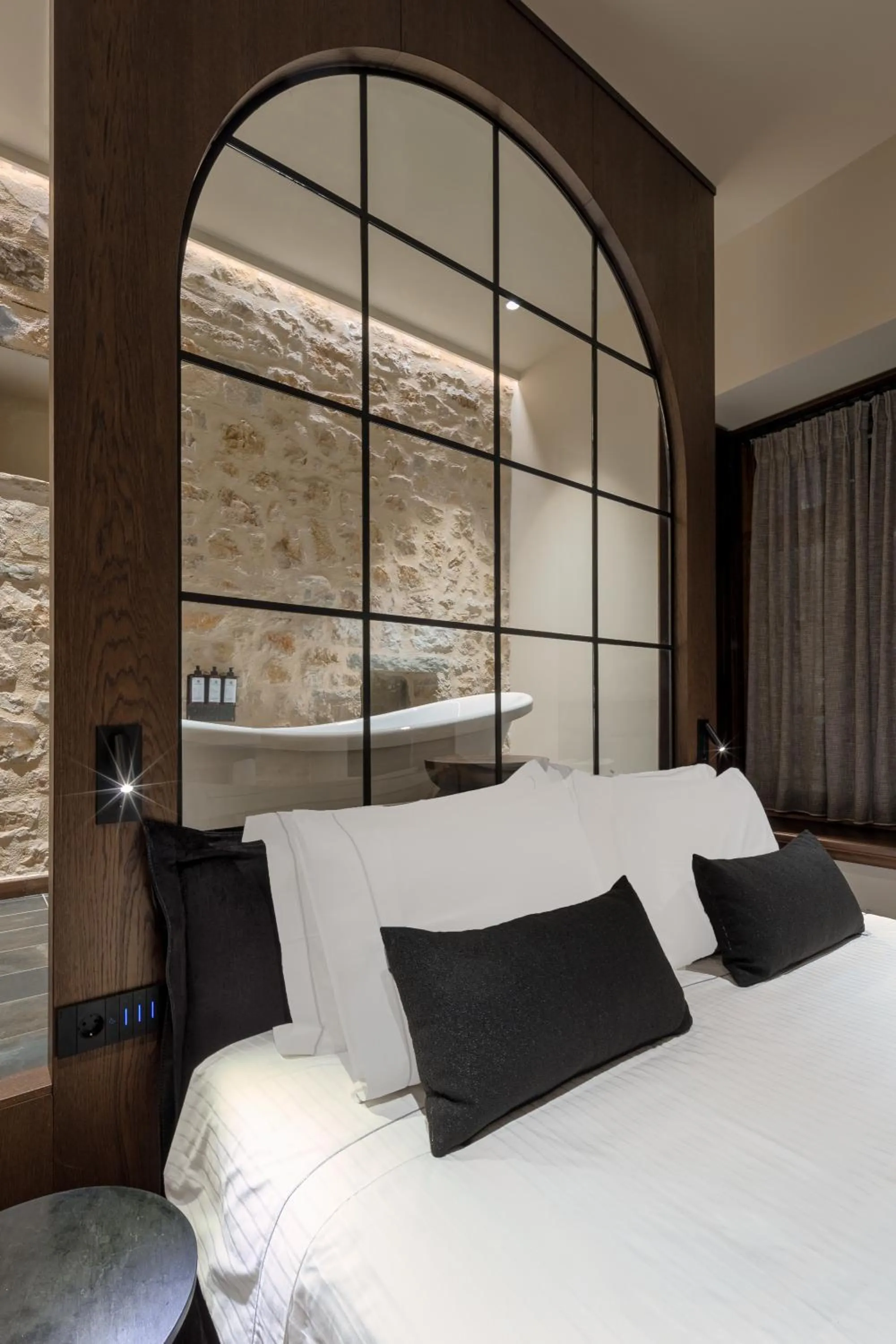 Bed in Stoes Boutique Hotel