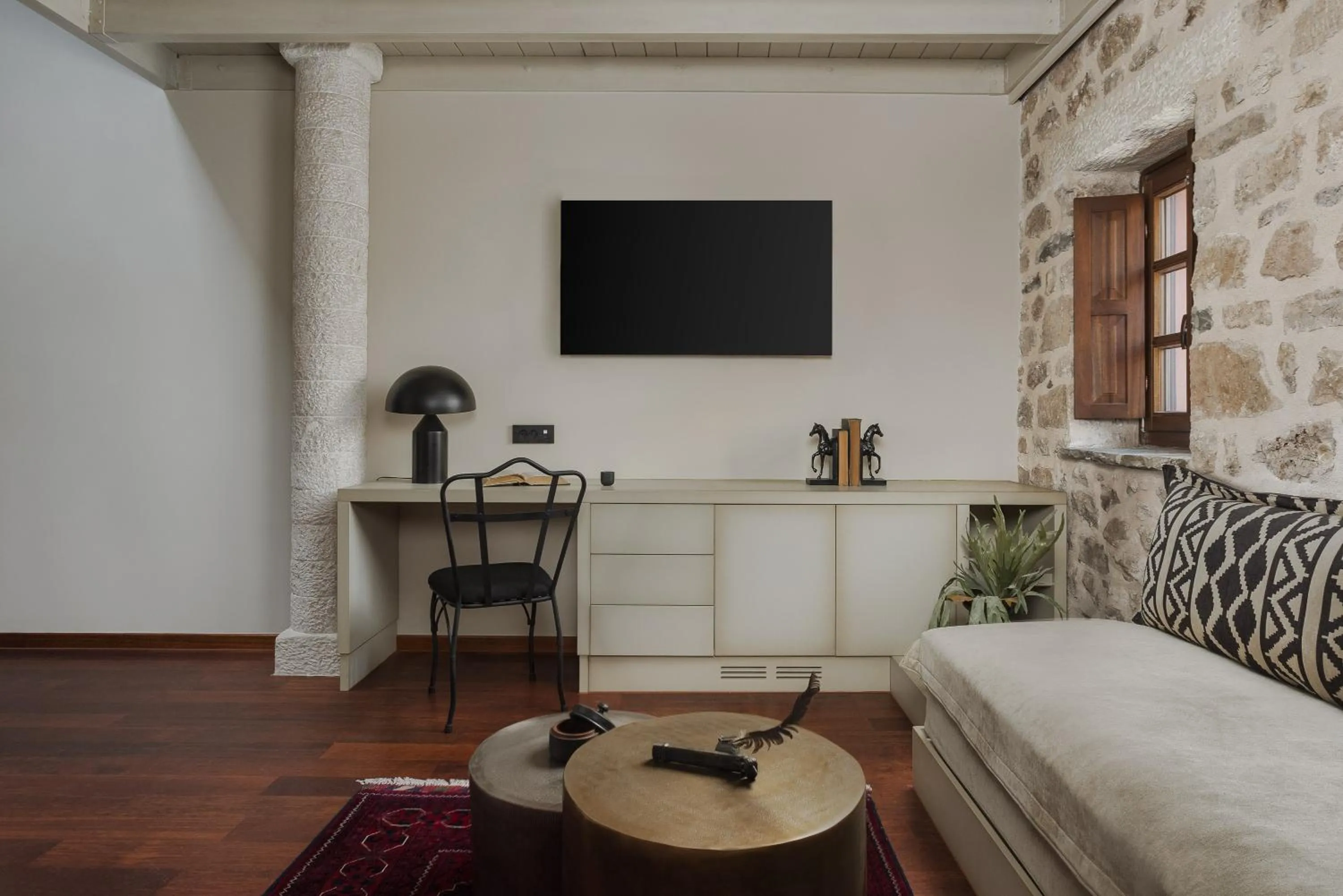 TV and multimedia, Bed in Stoes Boutique Hotel